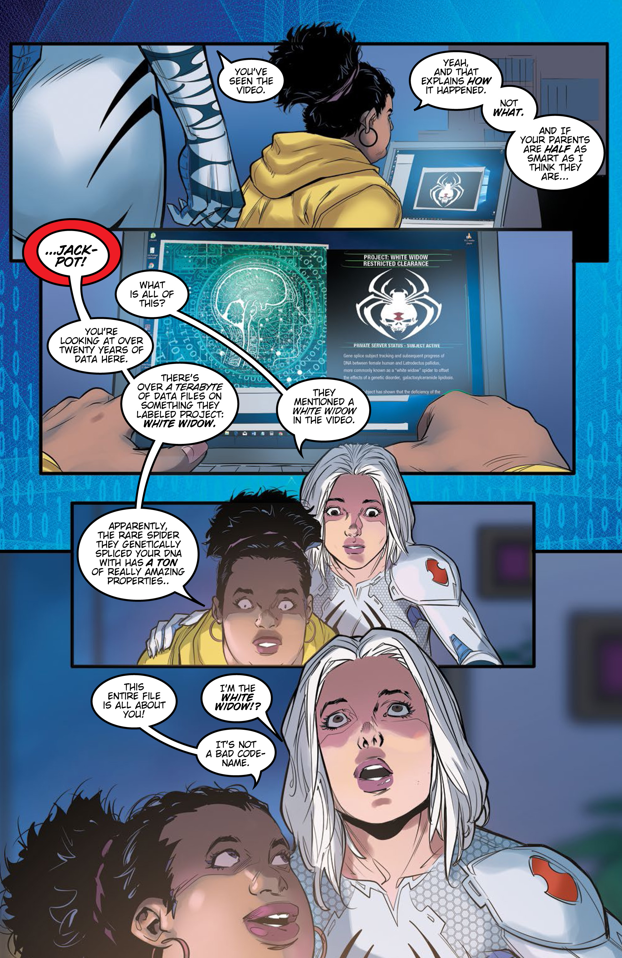 Read online White Widow comic -  Issue #2 - 18