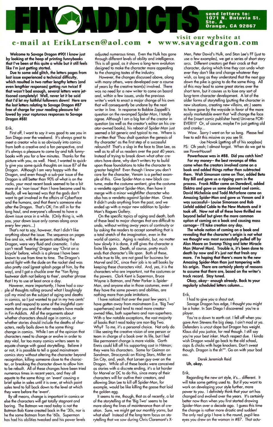 Read online The Savage Dragon (1993) comic -  Issue #90 - 25