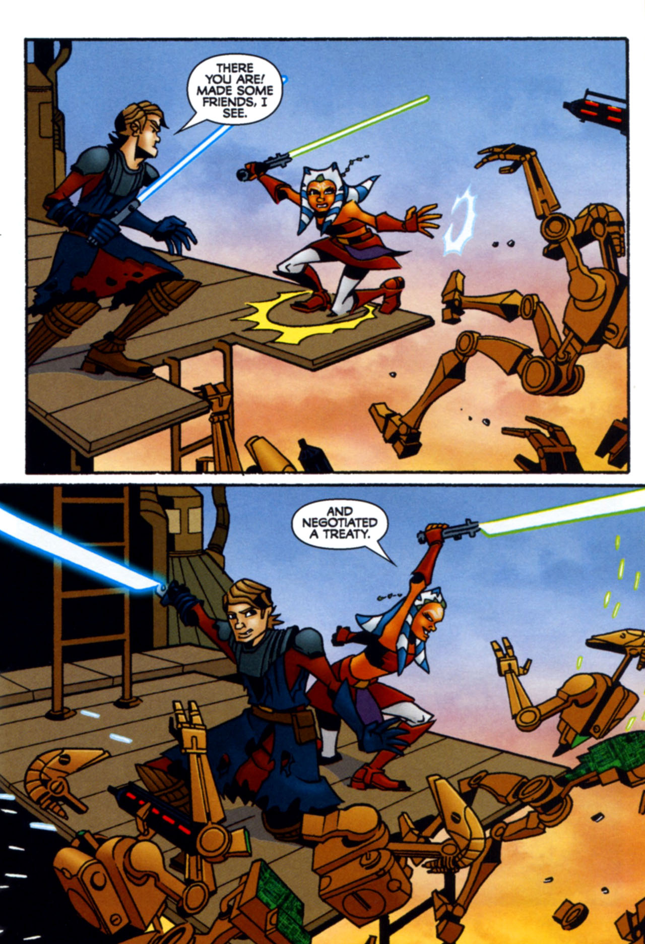 Read online Star Wars: The Clone Wars - The Wind Raiders of Taloraan comic -  Issue # Full - 78