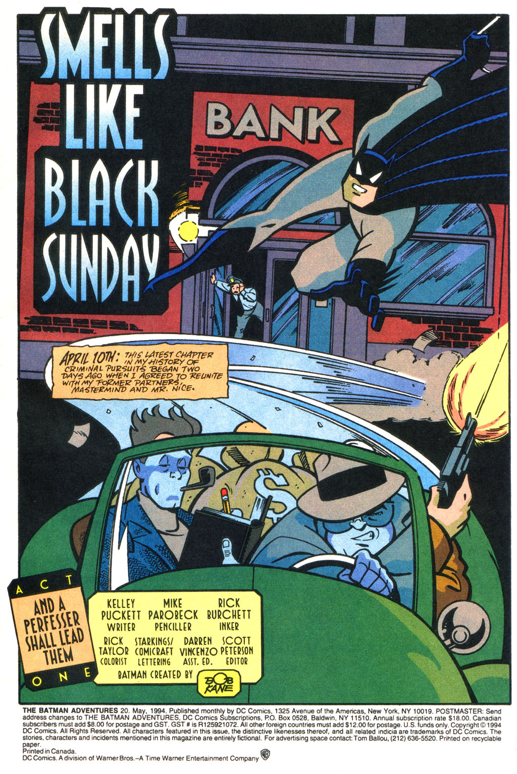 Read online The Batman Adventures comic -  Issue #20 - 2