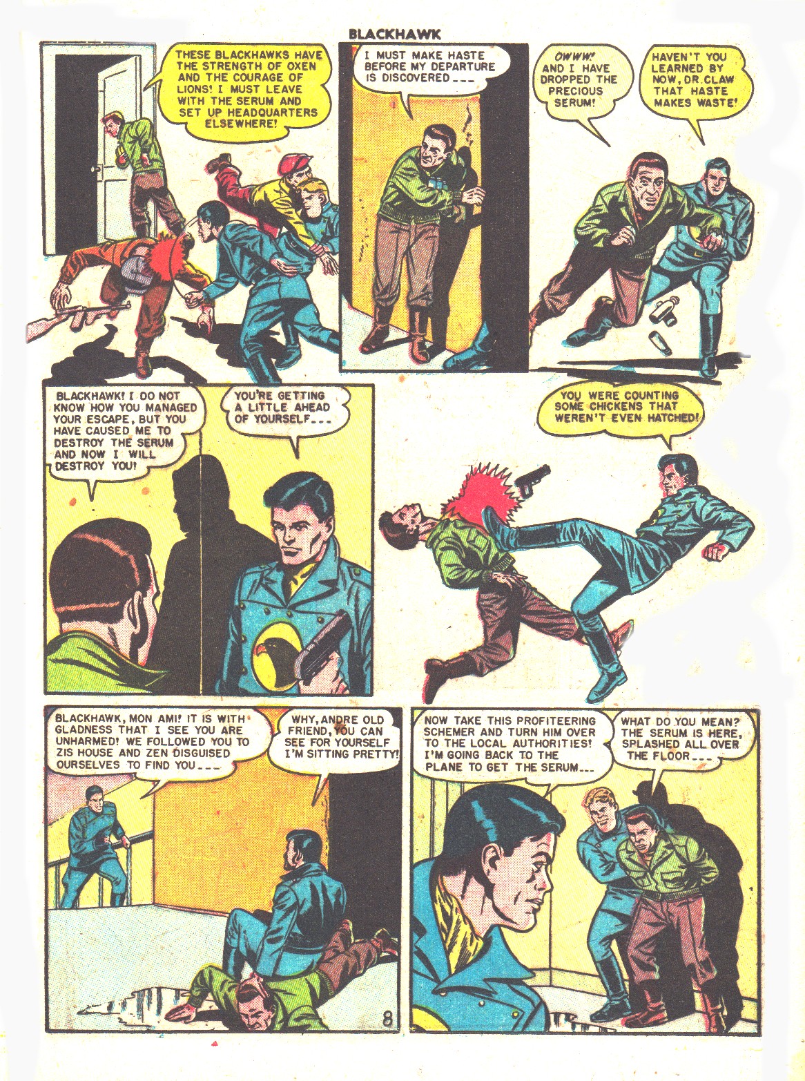 Read online Blackhawk (1957) comic -  Issue #38 - 33