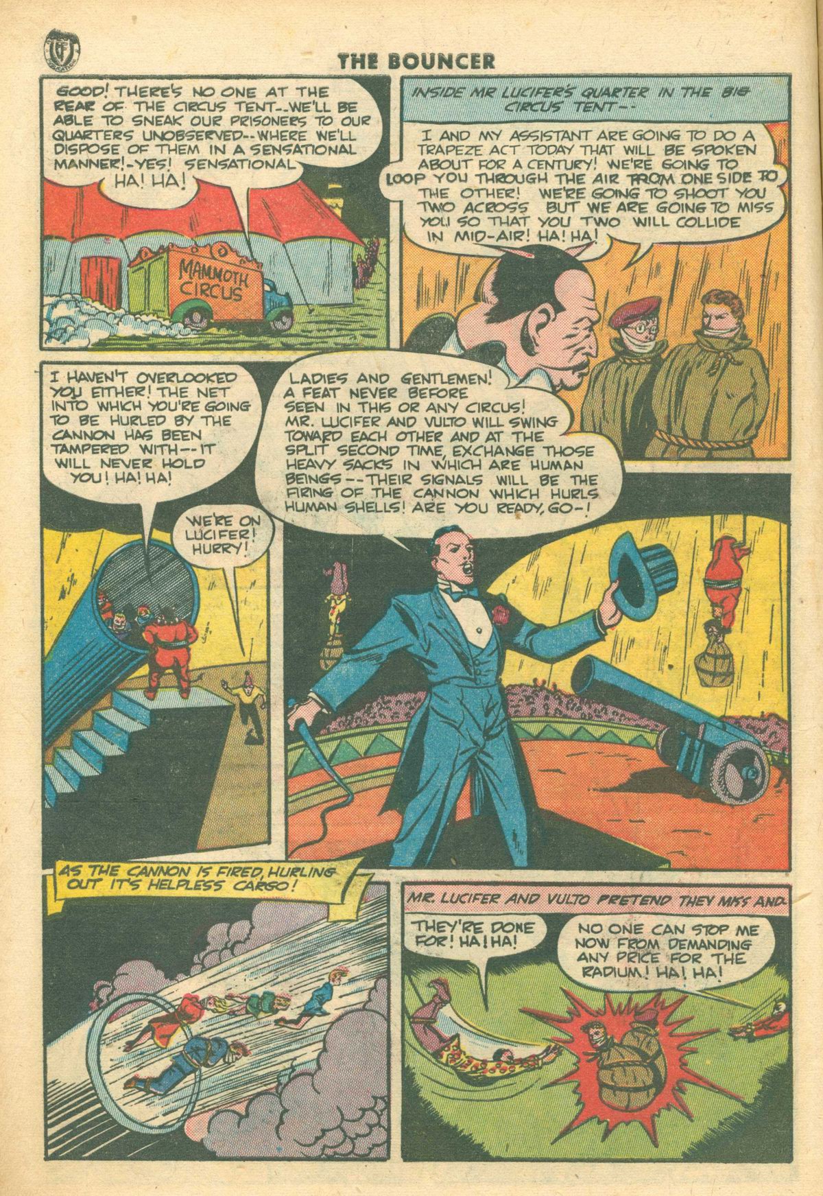 Read online The Bouncer (1944) comic -  Issue #12 - 10