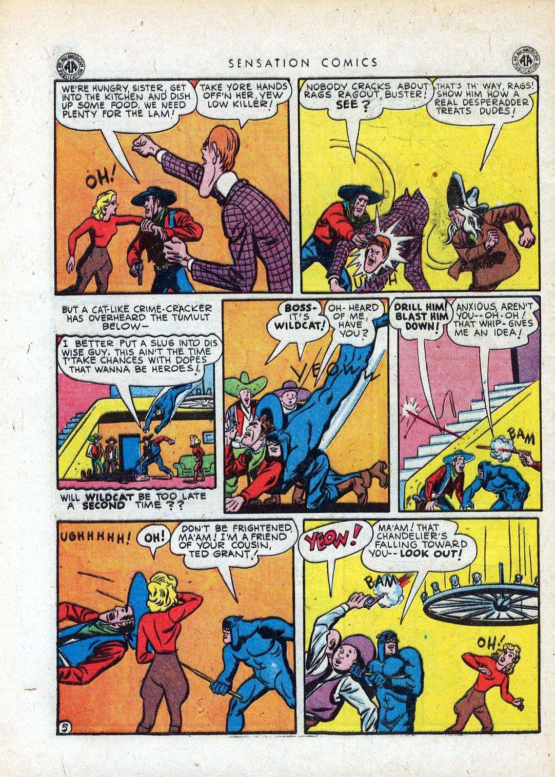 Read online Sensation (Mystery) Comics comic -  Issue #41 - 46