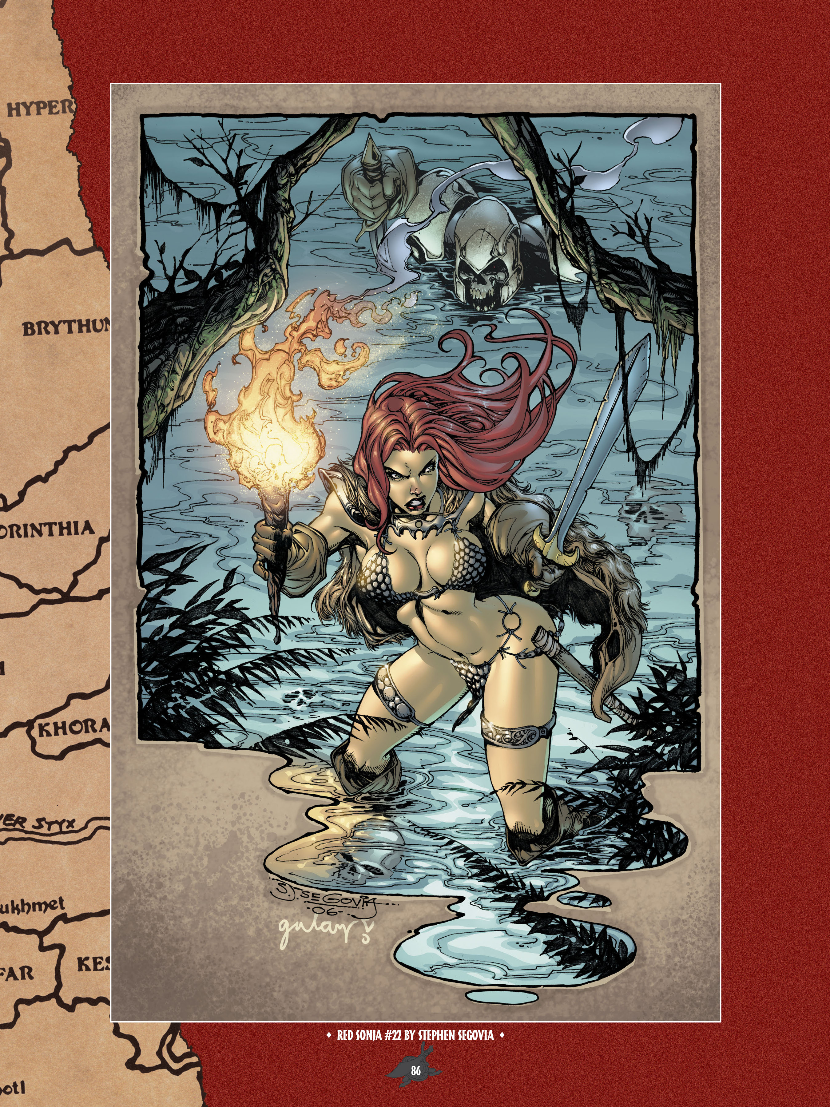 Read online The Art of Red Sonja comic -  Issue # TPB 1 (Part 1) - 85