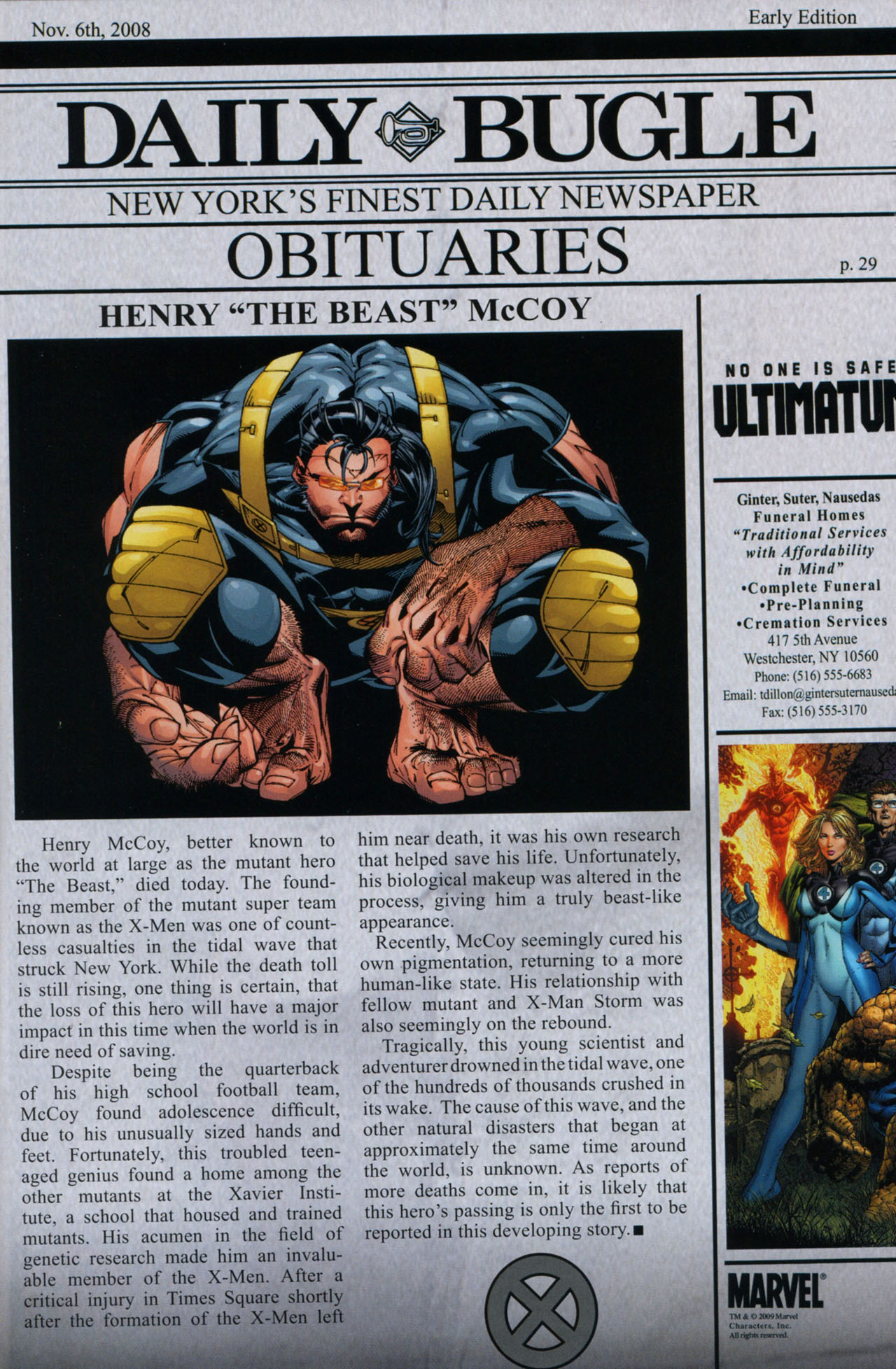 Read online Ultimatum: X-Men Requiem comic -  Issue # Full - 28