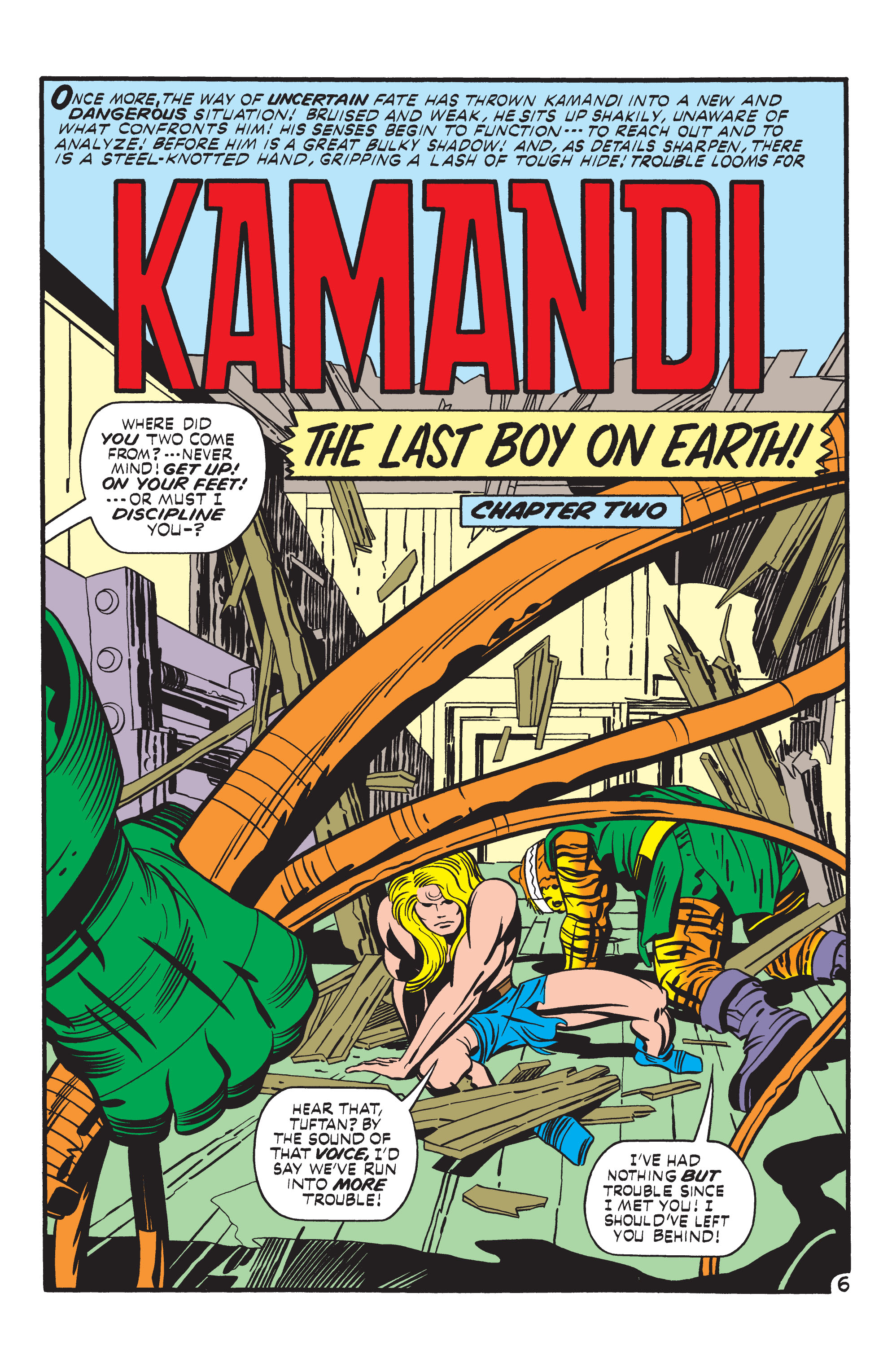 Read online Kamandi, The Last Boy On Earth comic -  Issue #5 - 6