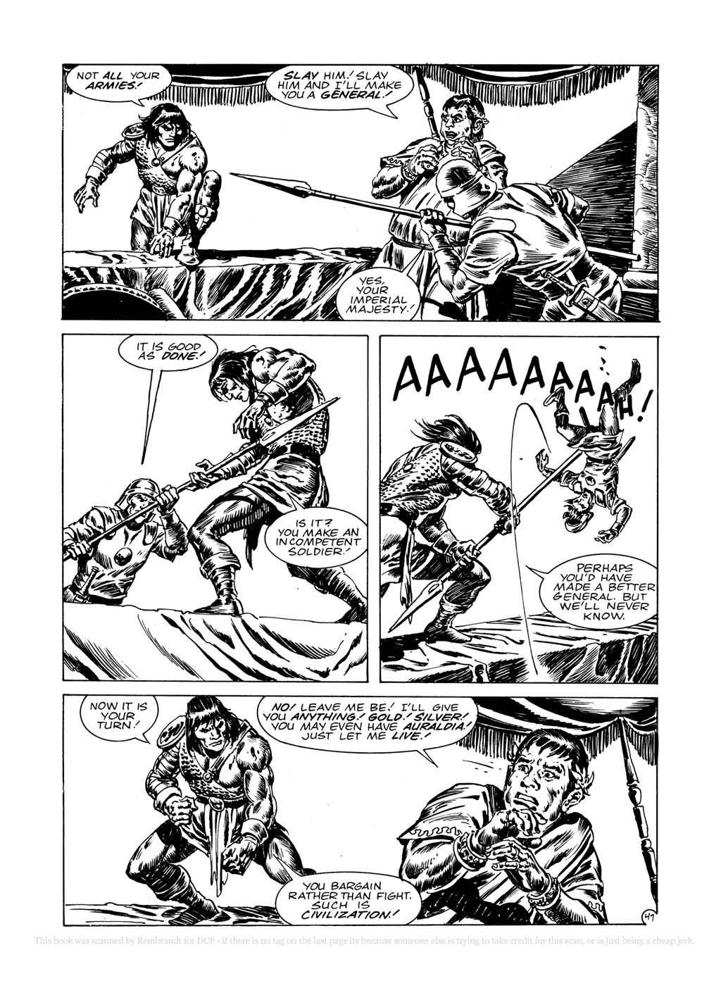 Read online The Savage Sword Of Conan comic -  Issue #146 - 51