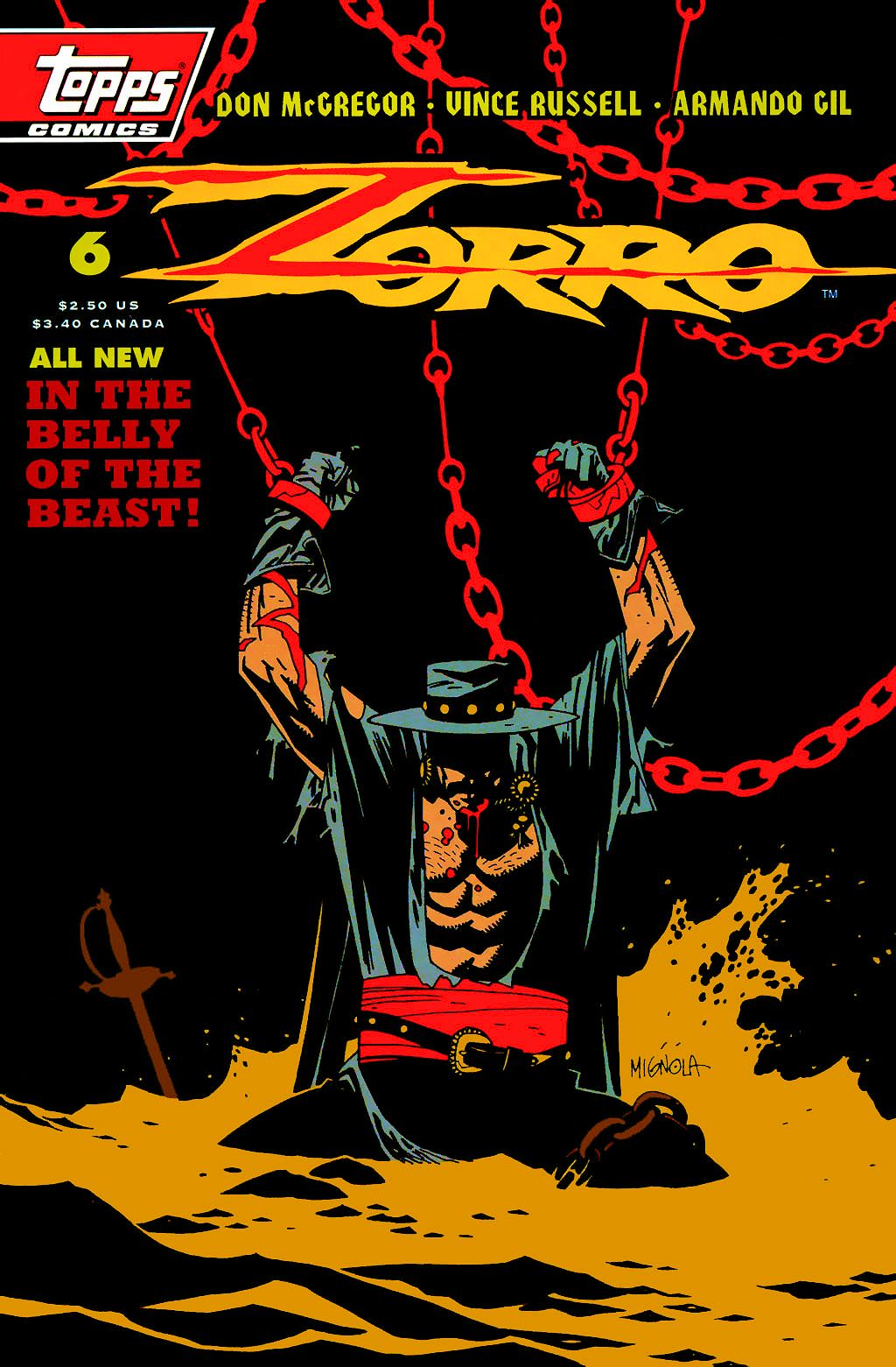 Read online Zorro (1993) comic -  Issue #6 - 1