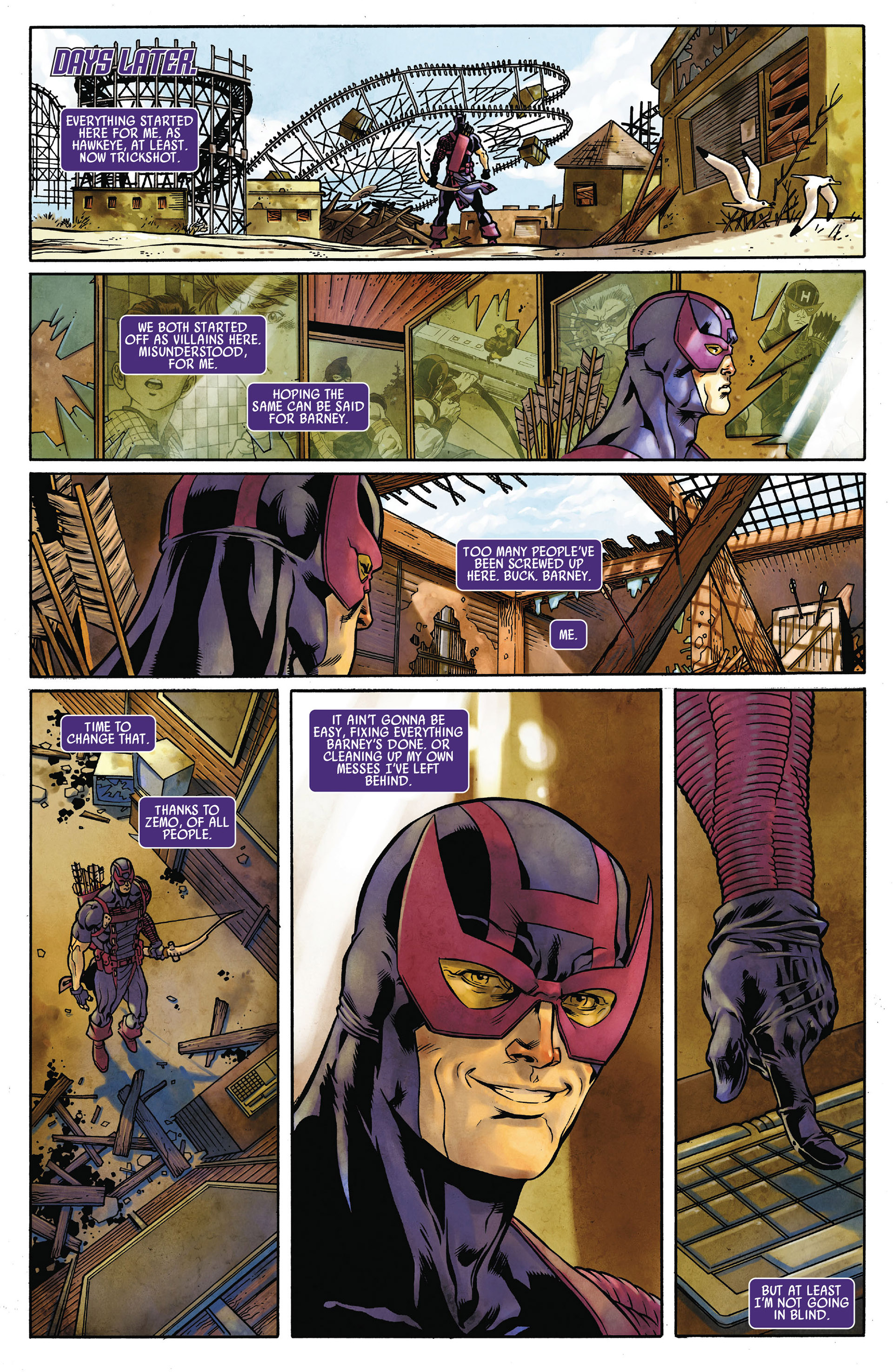Read online Hawkeye: Blindspot comic -  Issue #4 - 23