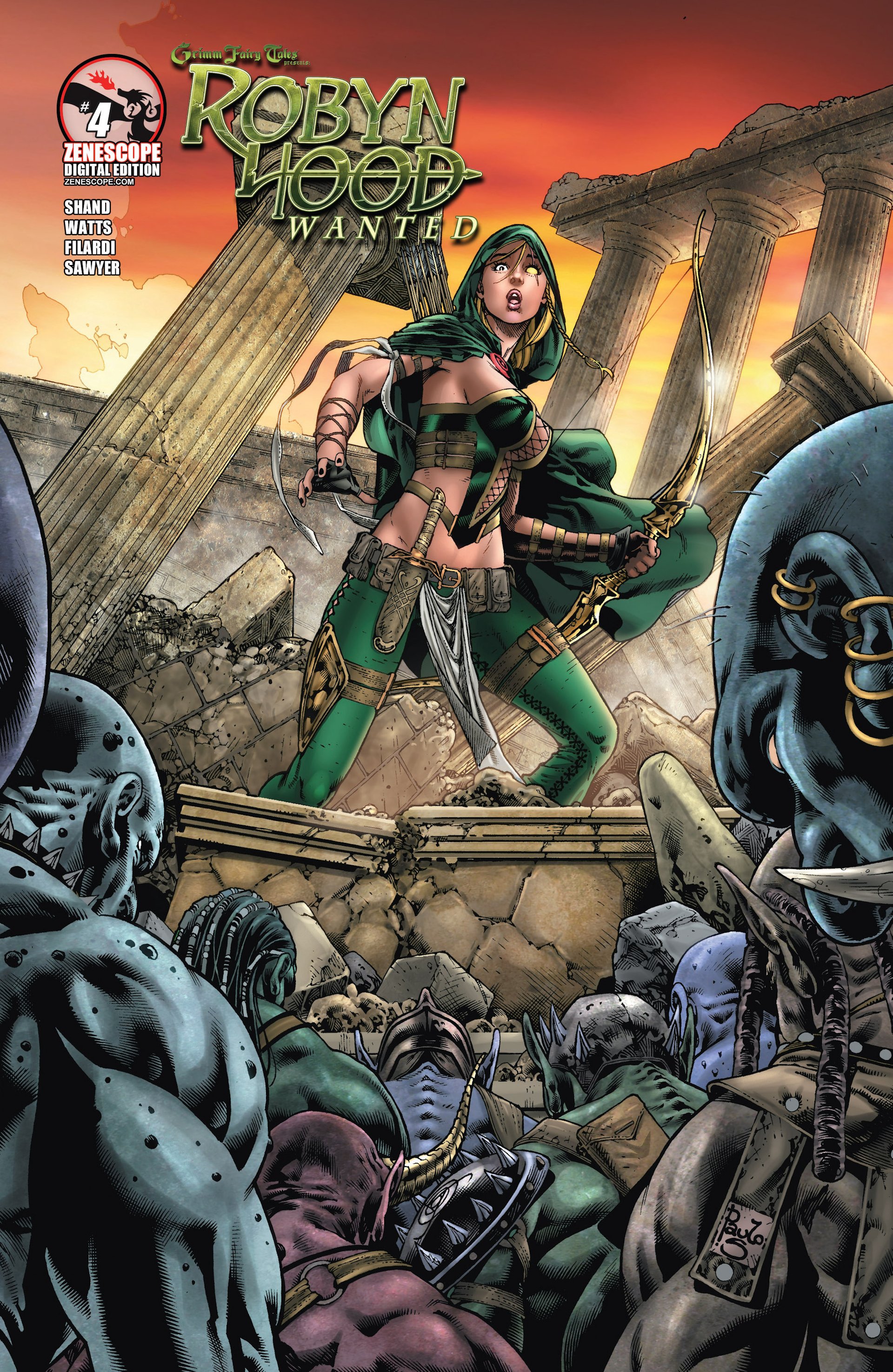 Read online Grimm Fairy Tales presents Robyn Hood: Wanted comic -  Issue #4 - 1