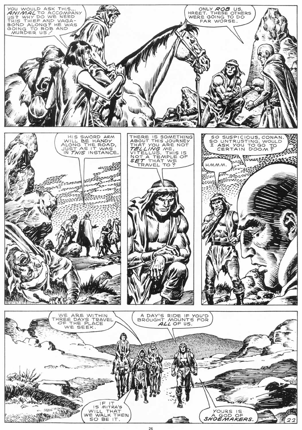 Read online The Savage Sword Of Conan comic -  Issue #152 - 28