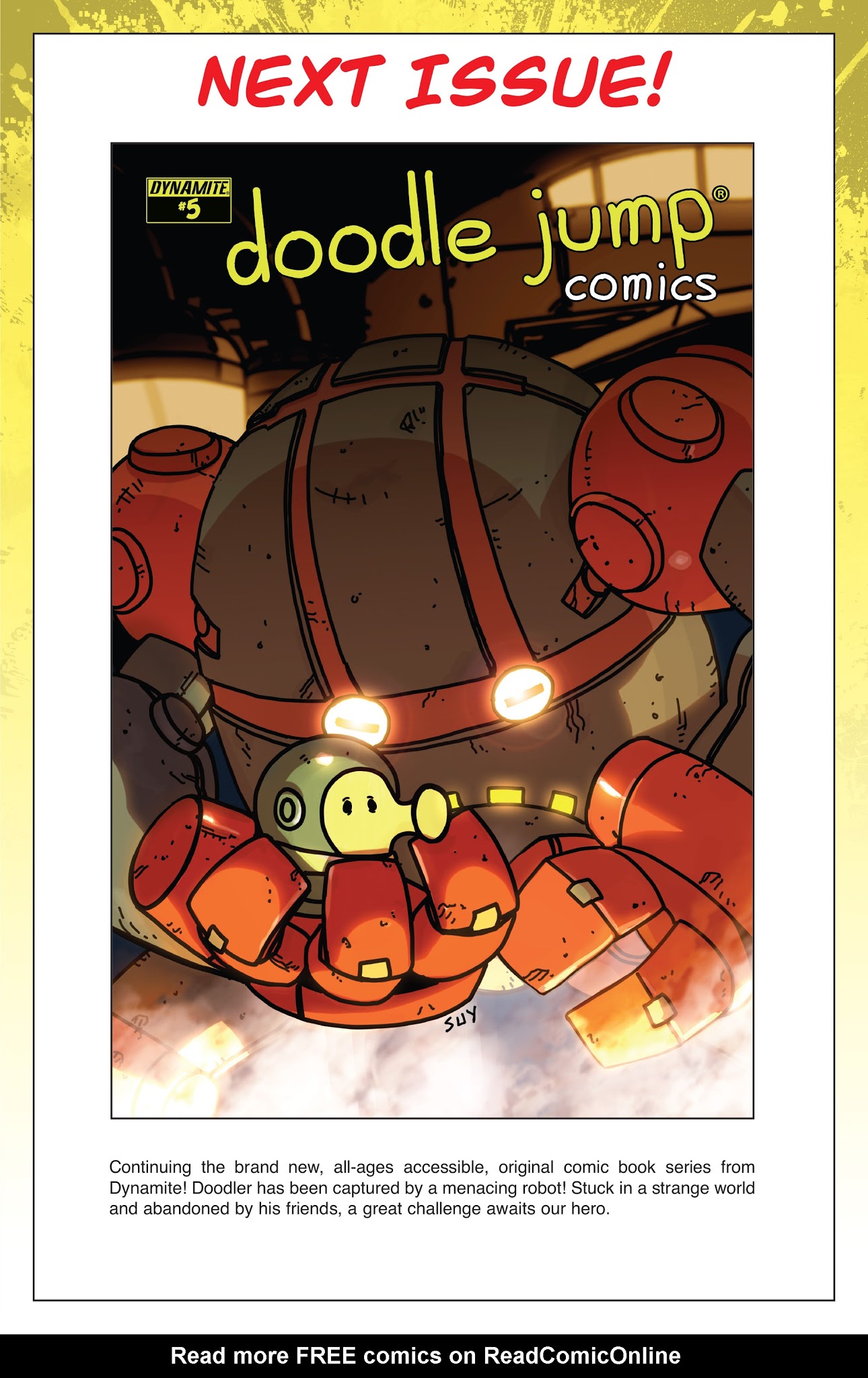 Doodle Jump Comics Issue # 5 (Dynamite Entertainment)