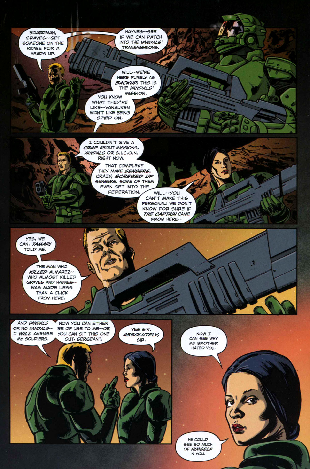 Read online Starship Troopers (2007) comic -  Issue #9 - 18