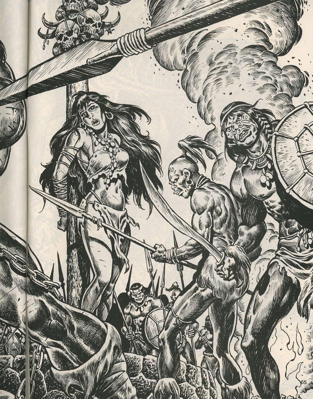 Read online The Savage Sword Of Conan comic -  Issue #125 - 65