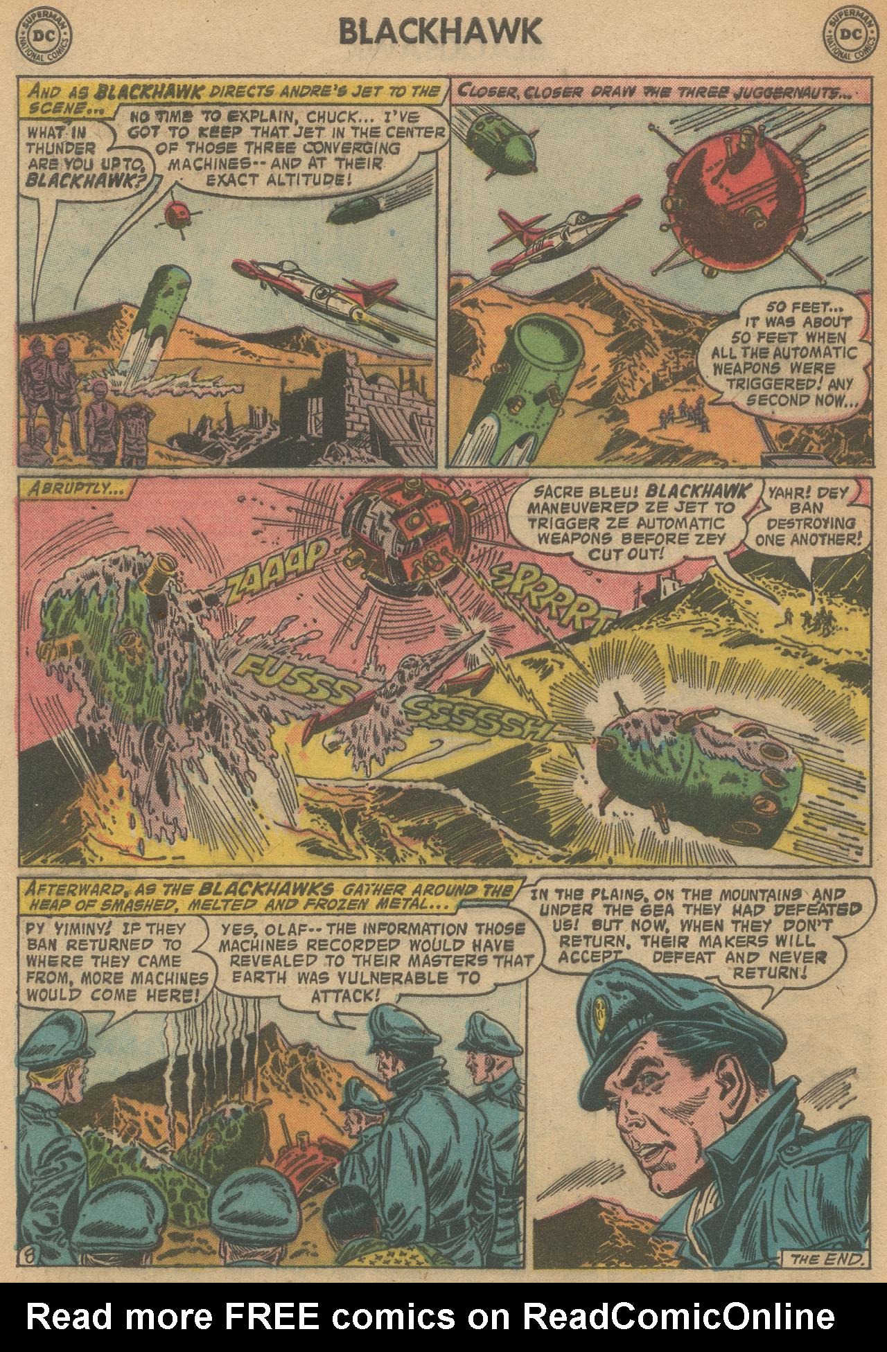 Read online Blackhawk (1957) comic -  Issue #124 - 32