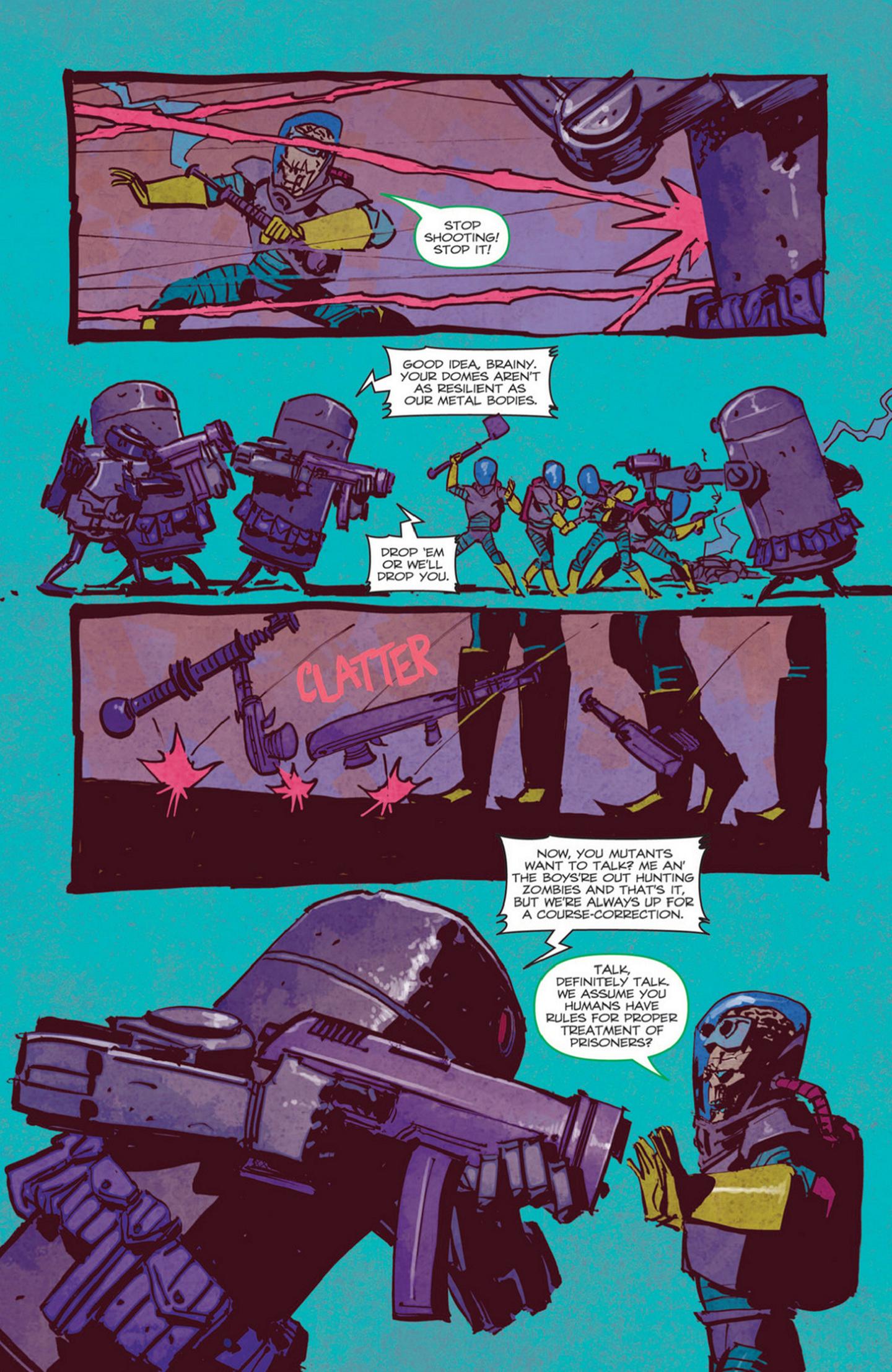 Read online Mars Attacks Zombie VS. Robots comic -  Issue # Full - 18