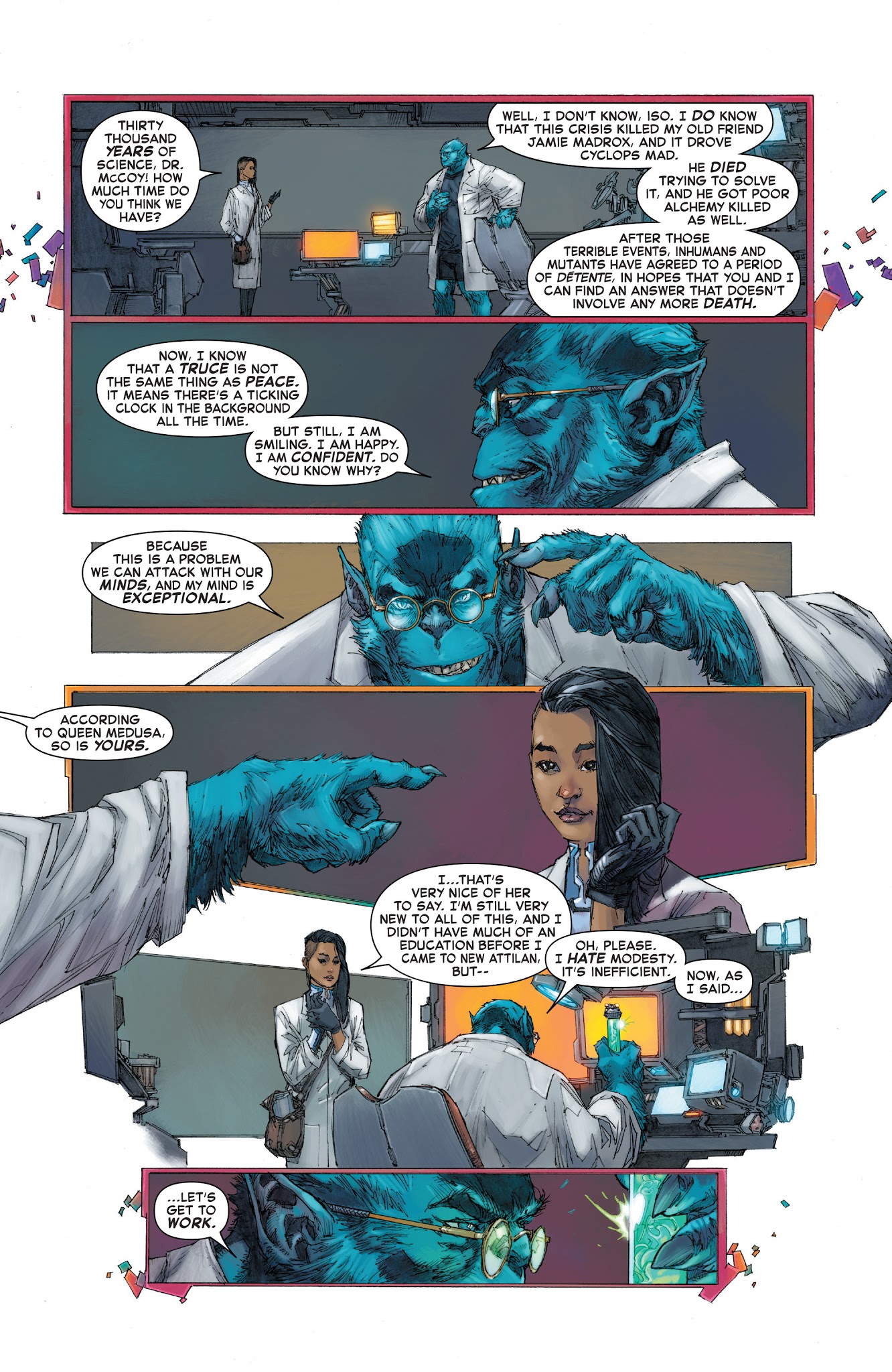 Read online Inhumans Vs. X-Men comic -  Issue # _TPB - 15