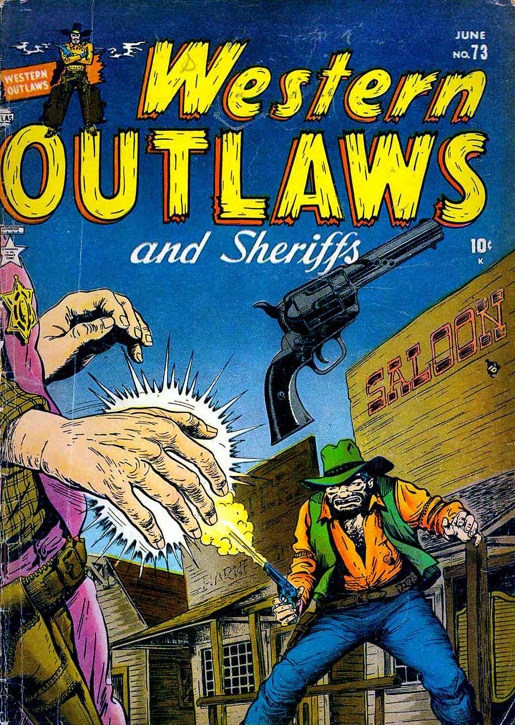 Read online Western Outlaws and Sheriffs comic -  Issue #73 - 1