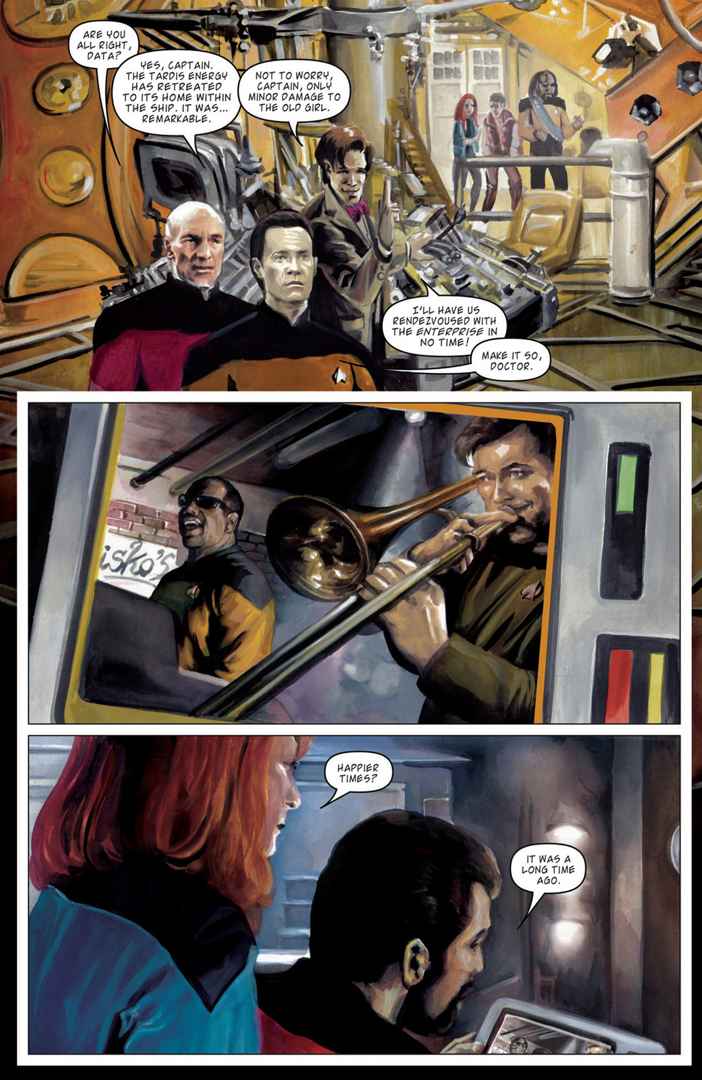 Read online Star Trek: The Next Generation/Doctor Who: Assimilation² comic -  Issue #8 - 22
