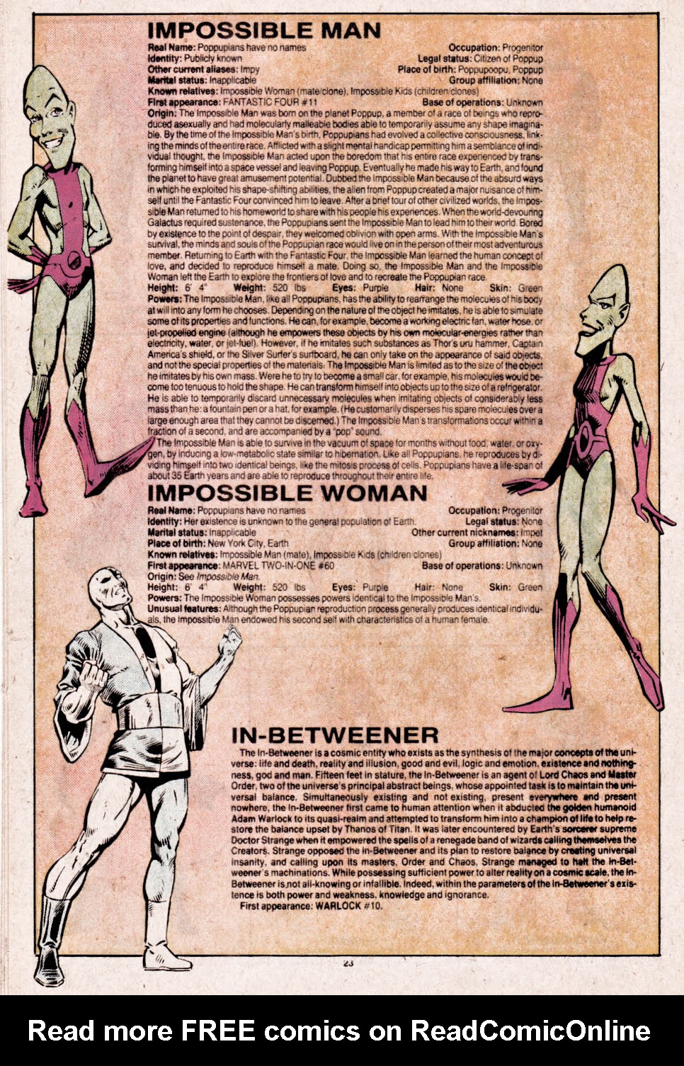 Read online The Official Handbook of the Marvel Universe comic -  Issue #5 - 23