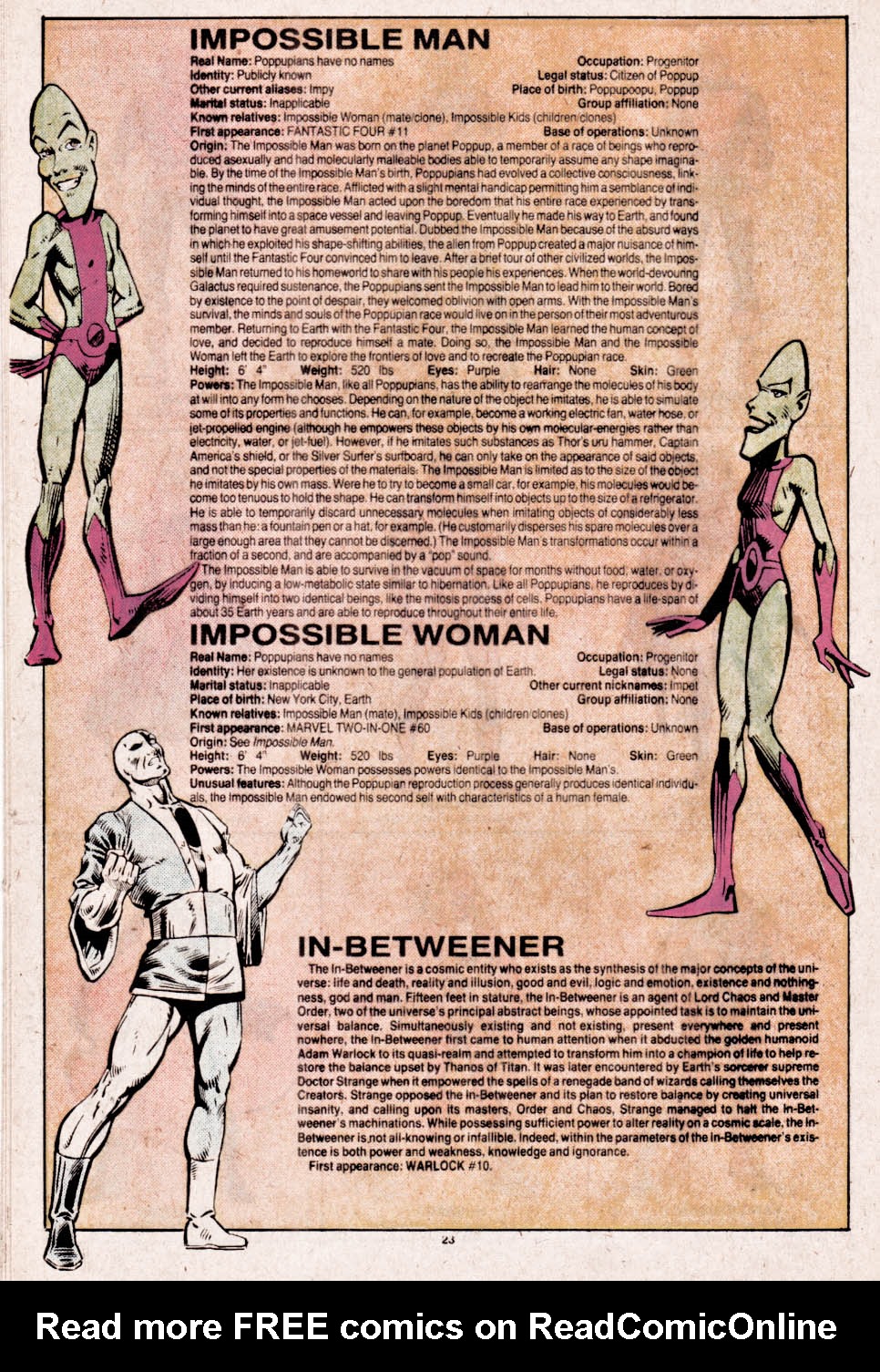 The Official Handbook of the Marvel Universe issue 5 - Page 23