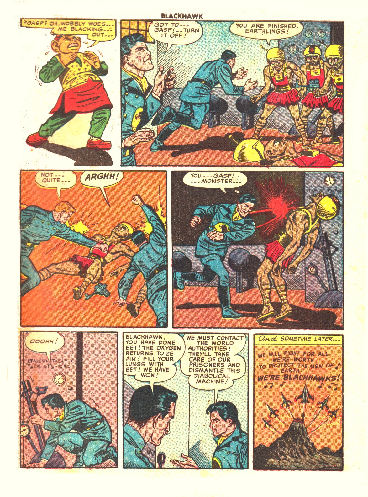 Read online Blackhawk (1957) comic -  Issue #43 - 49