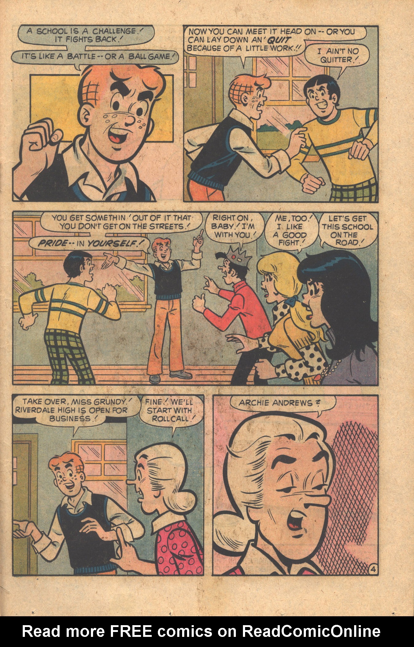 Read online Archie at Riverdale High (1972) comic -  Issue #17 - 23