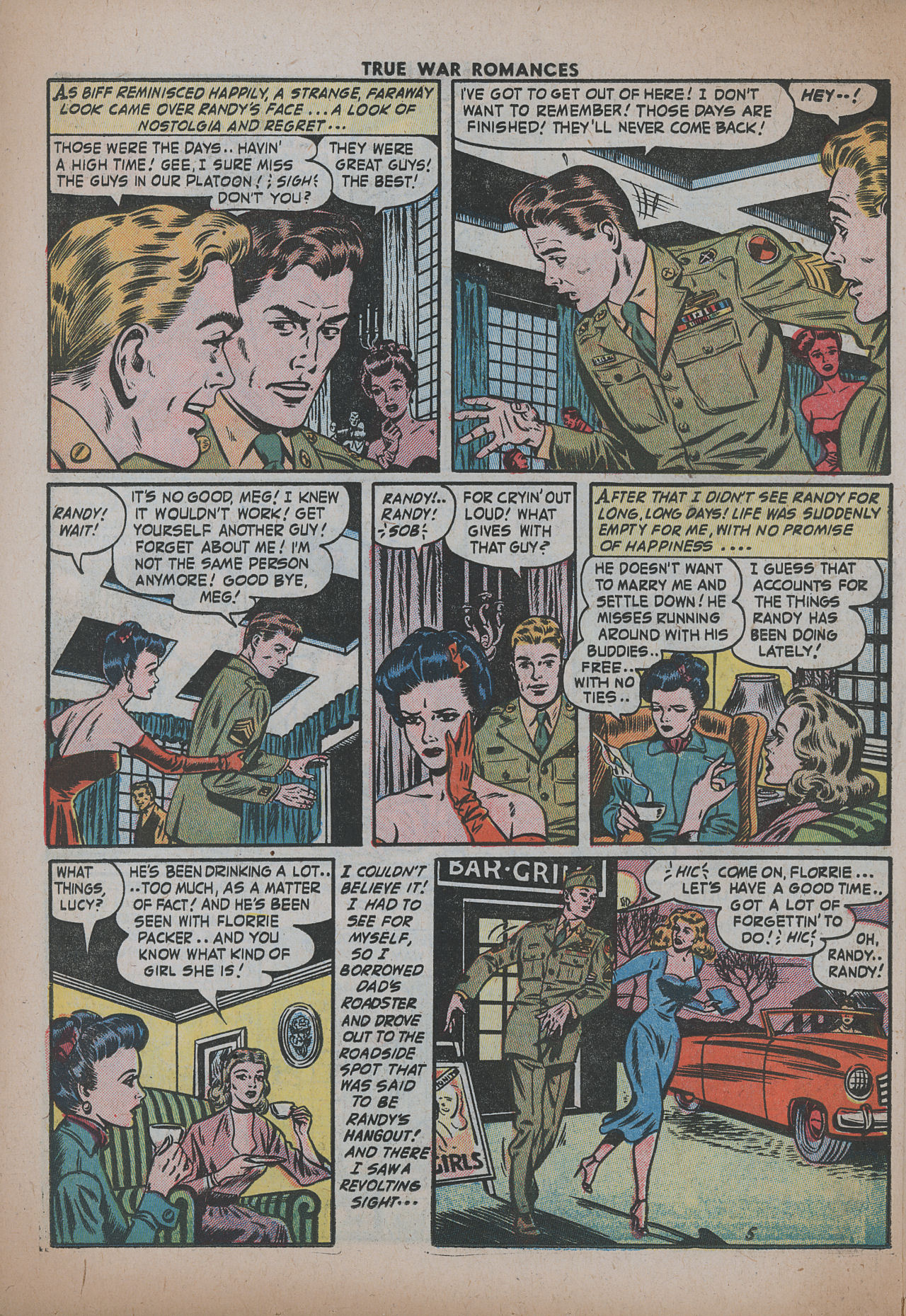 Read online True War Romances comic -  Issue #19 - 22