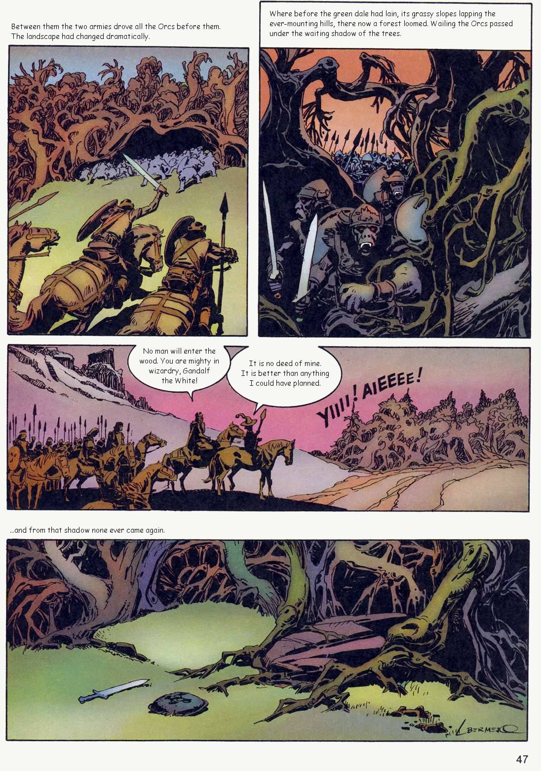 Read online El Señor de los Anillos comic -  Issue #3 - 42