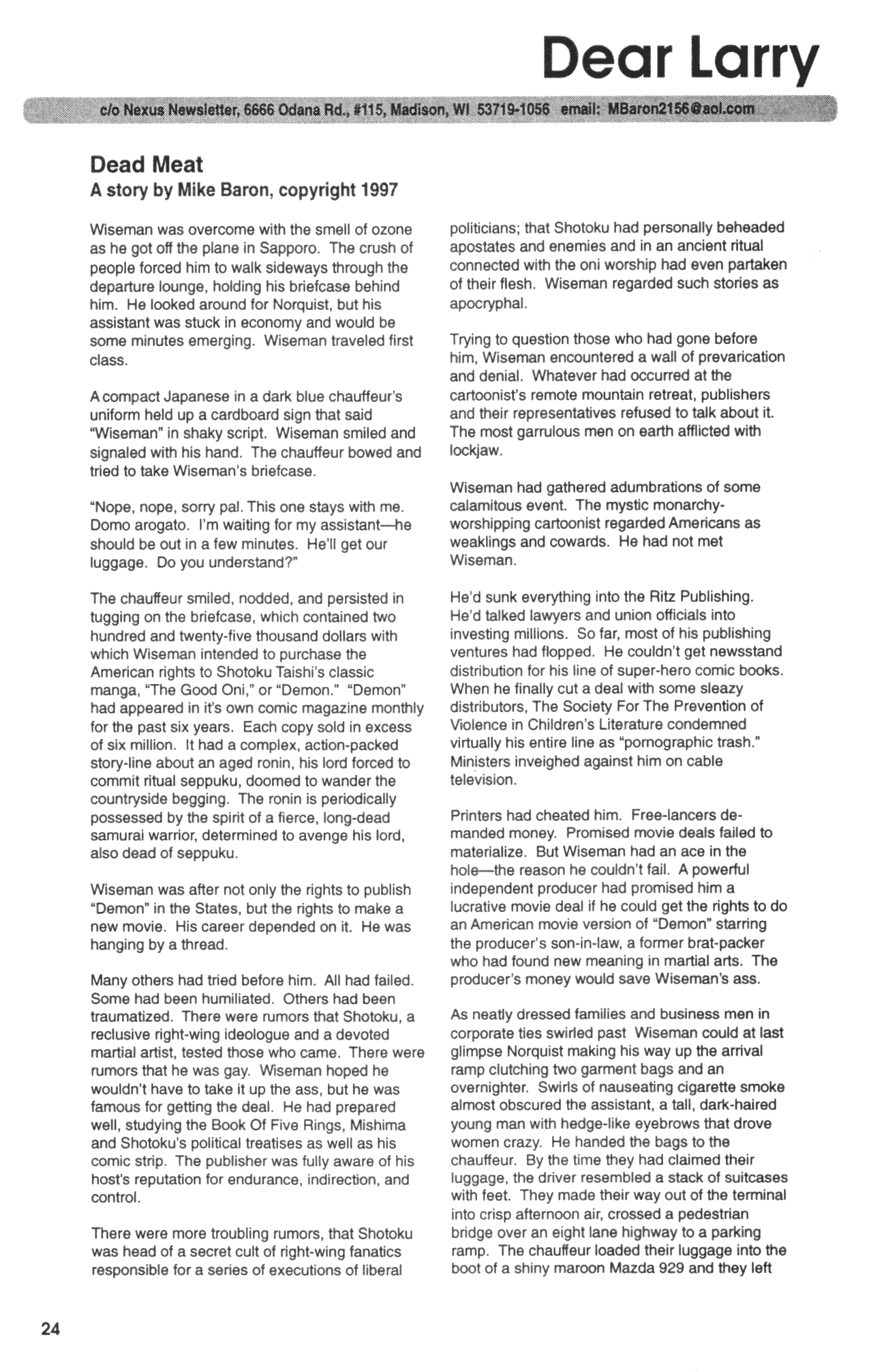 Read online The Badger (1997) comic -  Issue #5 - 23