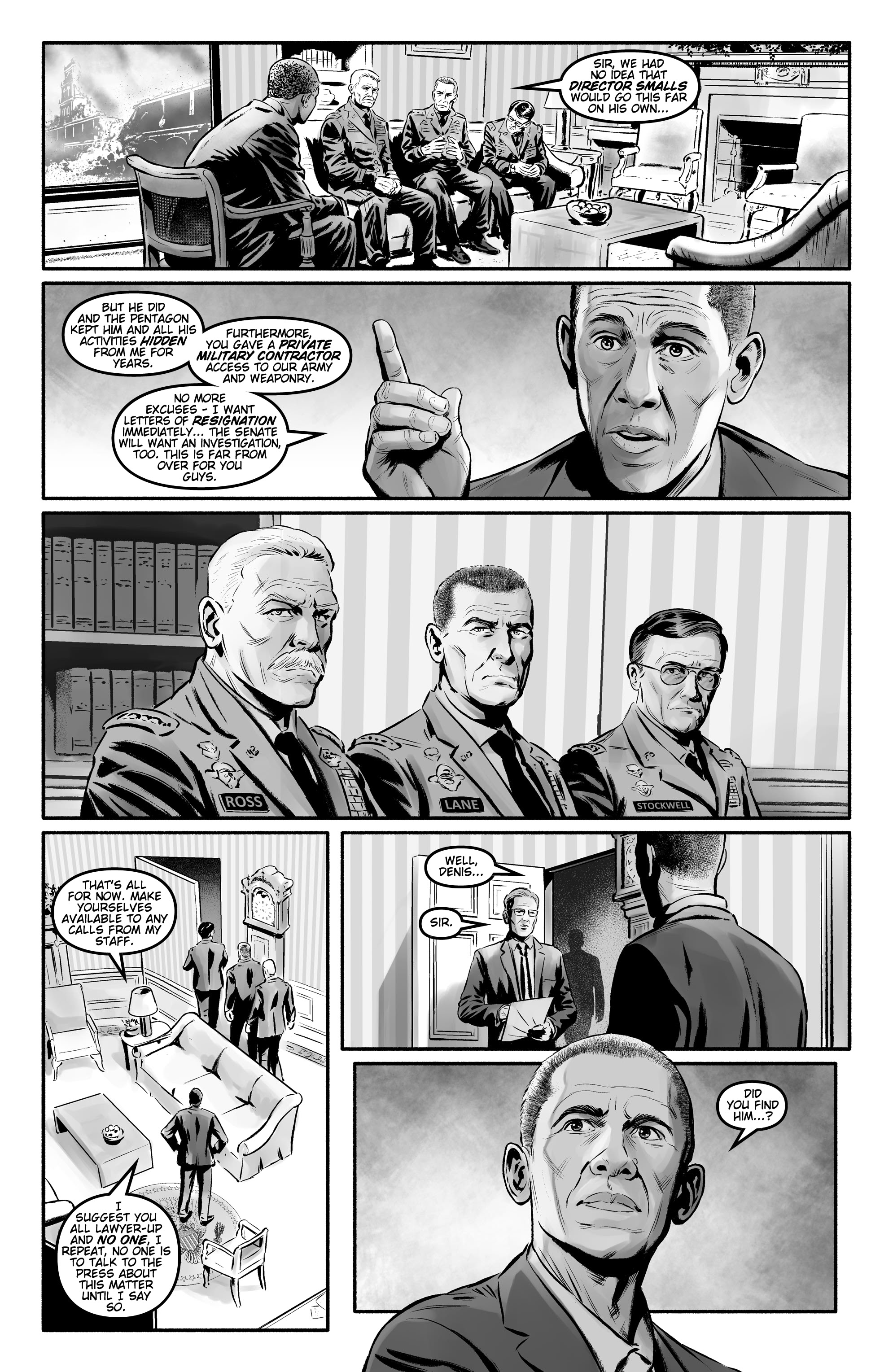 Read online Grisly Unit: Executive Order comic -  Issue # Full - 9