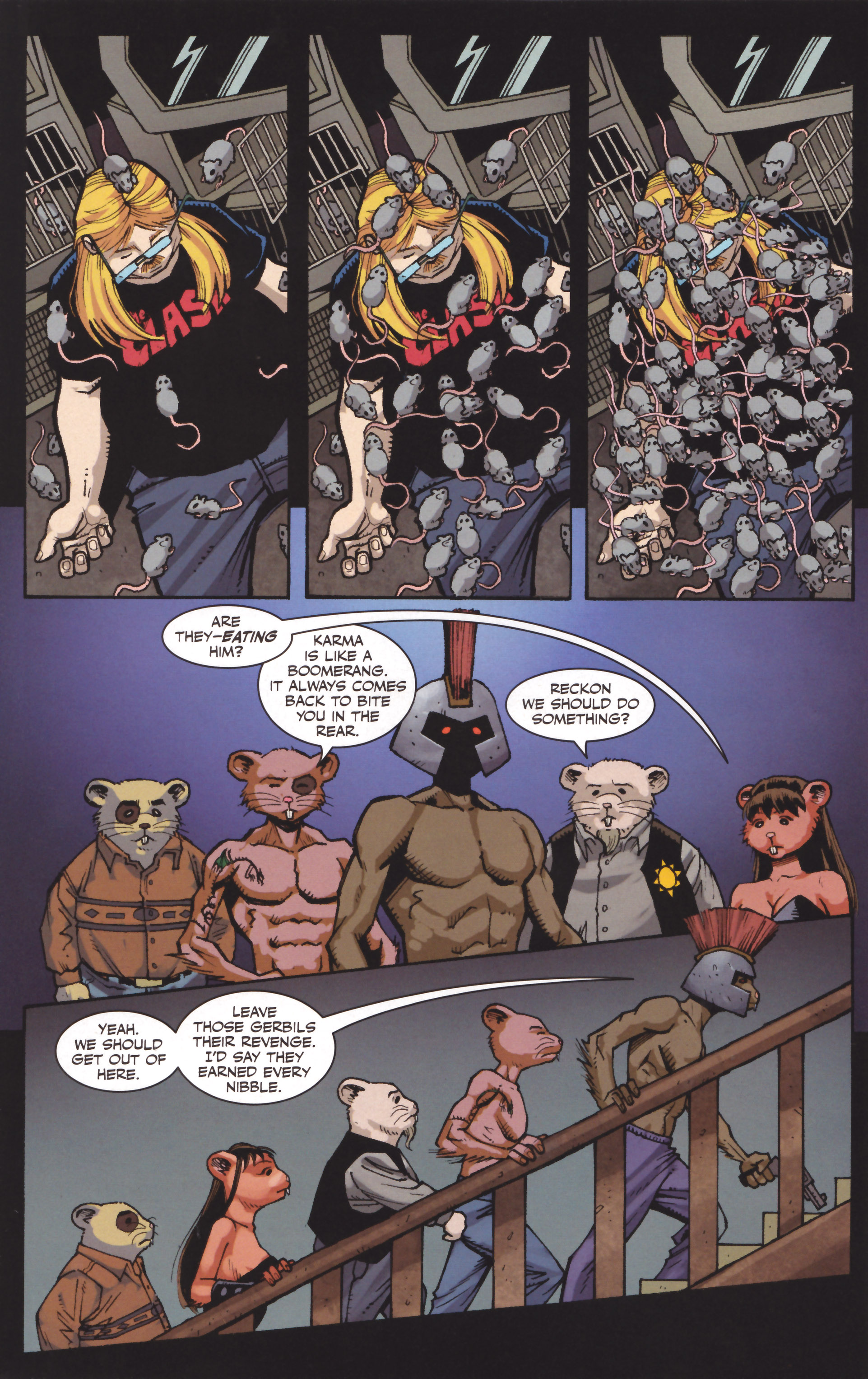 Read online Adolescent Radioactive Black Belt Hamsters (2008) comic -  Issue #4 - 26