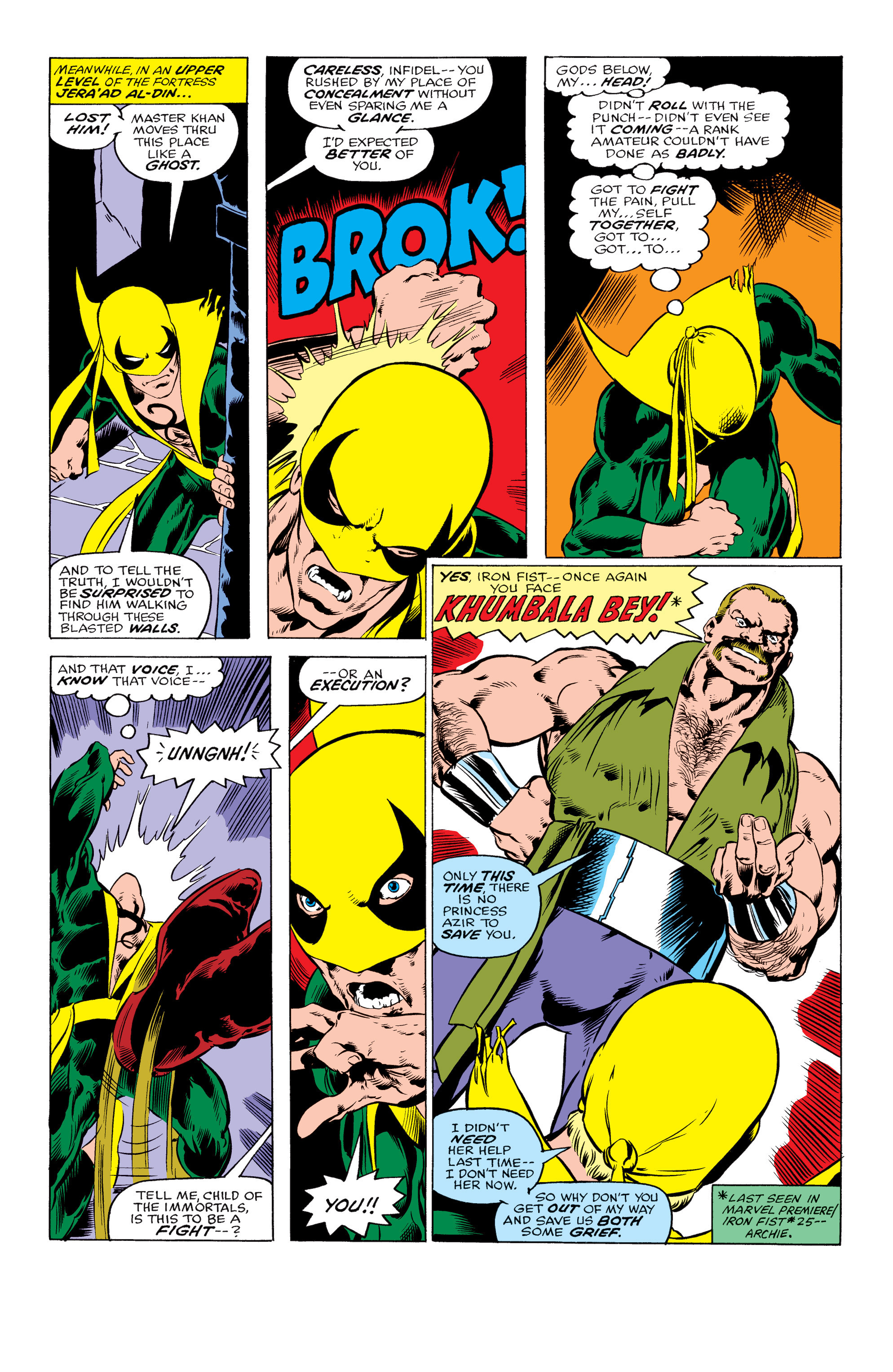 Read online Iron Fist (1975) comic -  Issue #7 - 10