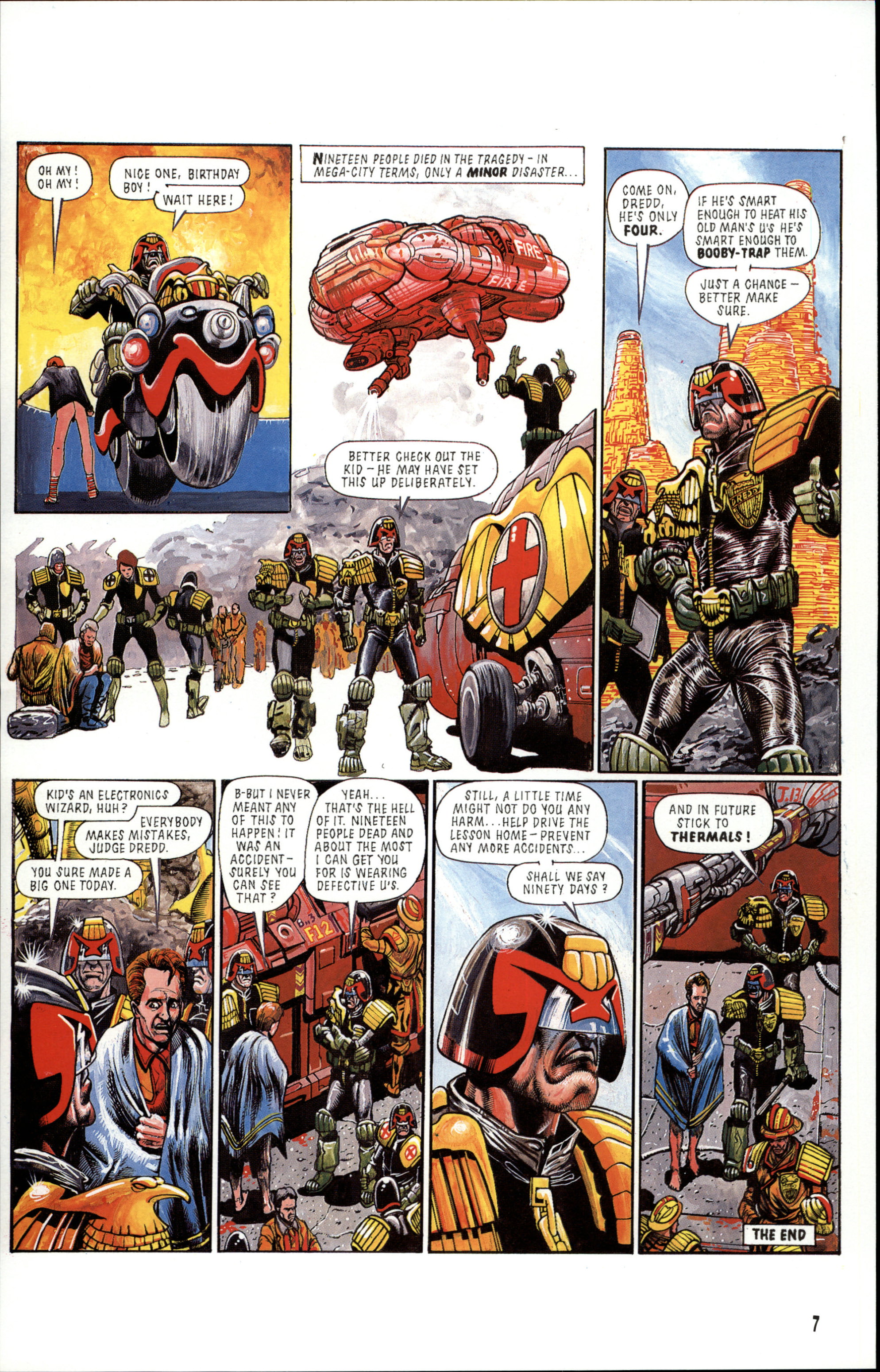 Read online Dredd Rules! comic -  Issue #8 - 9