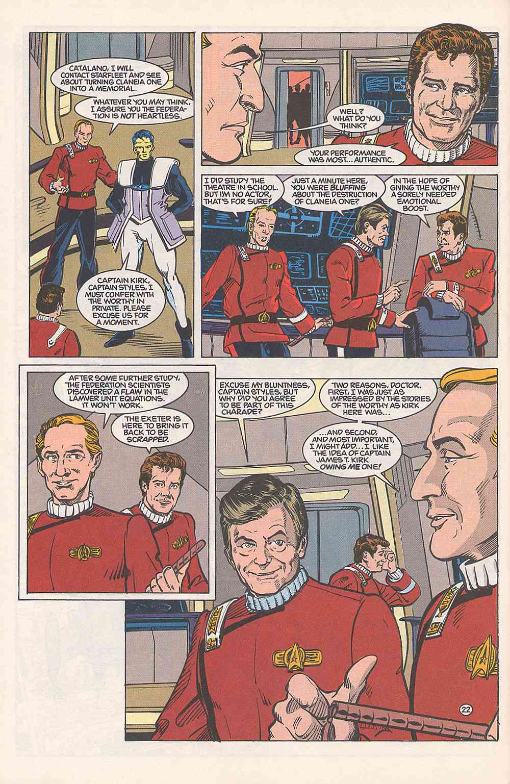 Read online Star Trek (1989) comic -  Issue #15 - 22