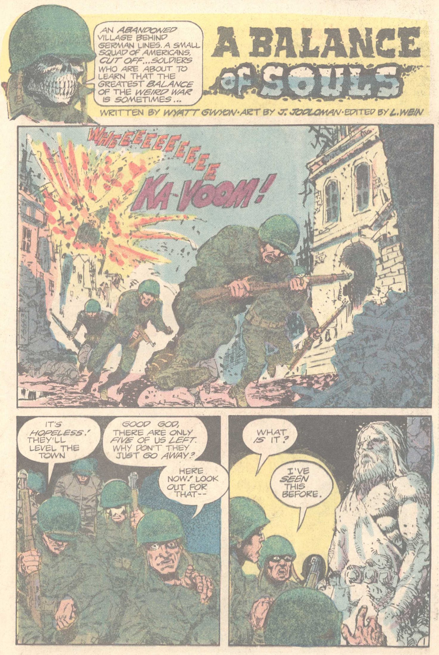 Read online Weird War Tales (1971) comic -  Issue #120 - 25