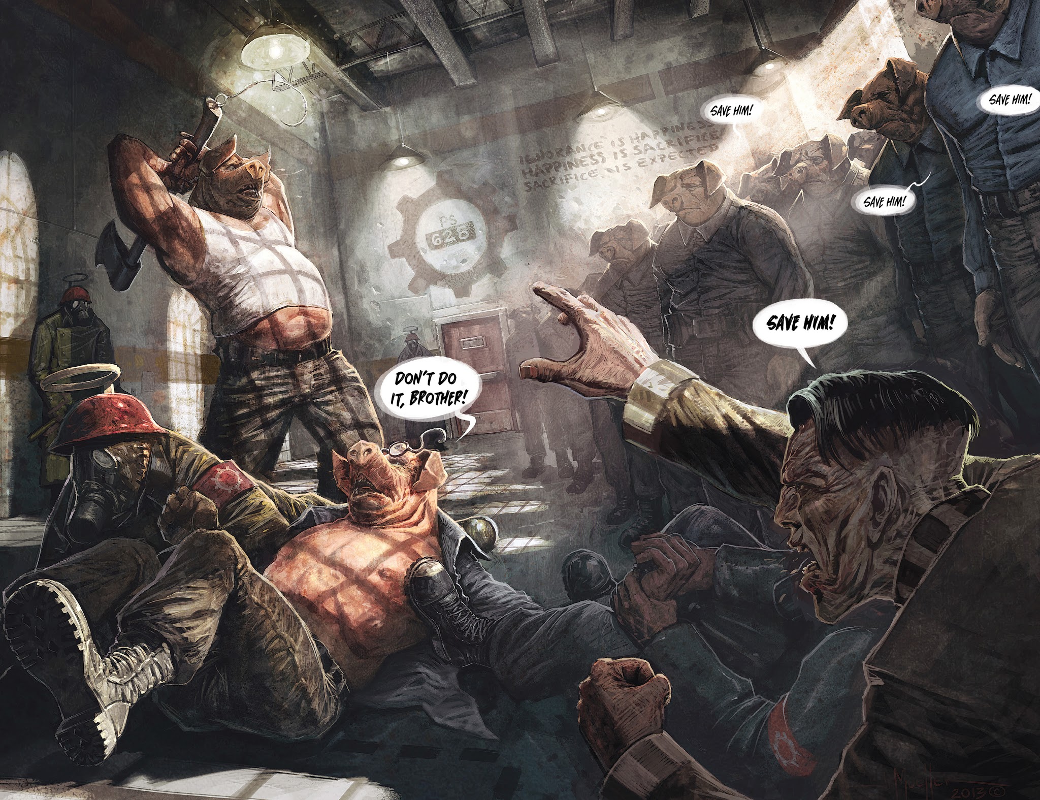 Read online Oink: Heaven's Butcher comic -  Issue # TPB - 22