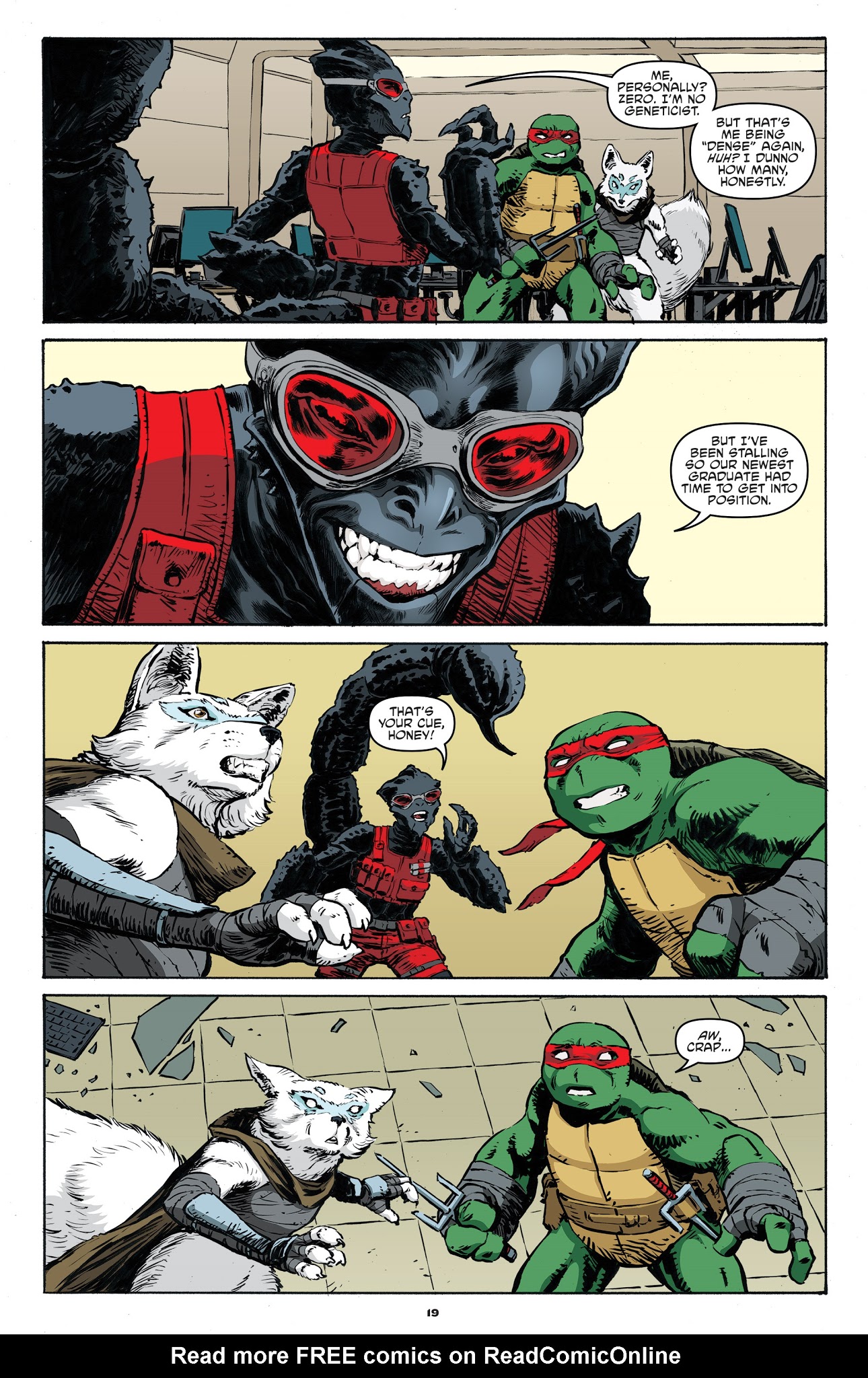 Read online Teenage Mutant Ninja Turtles Universe comic -  Issue #19 - 21