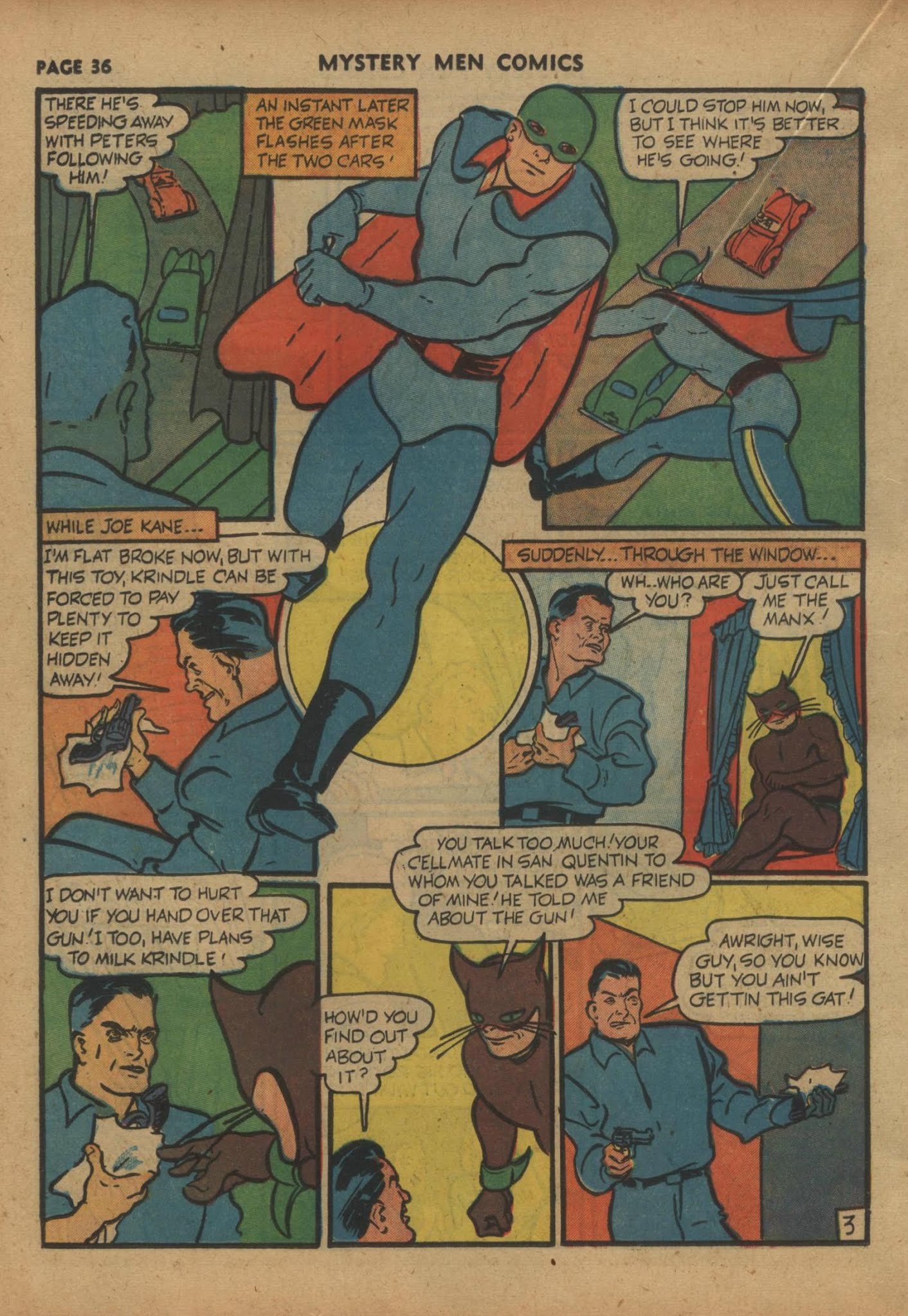 Read online Mystery Men Comics comic -  Issue #26 - 38