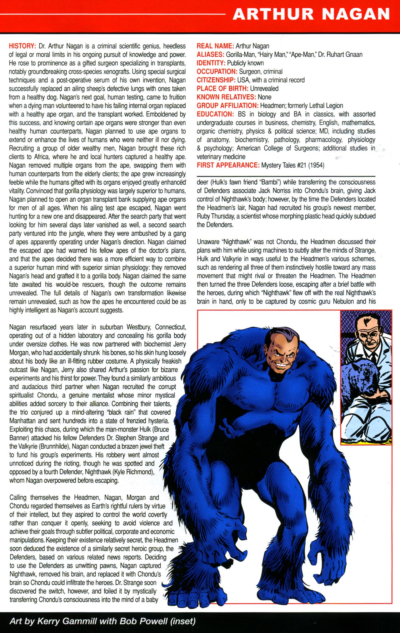Read online Official Handbook of the Marvel Universe A To Z Update comic -  Issue #3 - 31