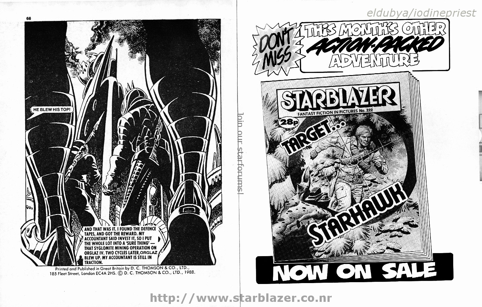 Read online Starblazer comic -  Issue #223 - 35