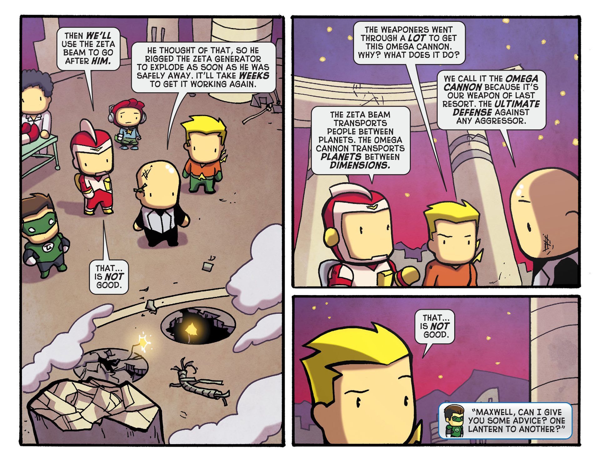 Read online Scribblenauts Unmasked: A Crisis of Imagination comic -  Issue #9 - 12