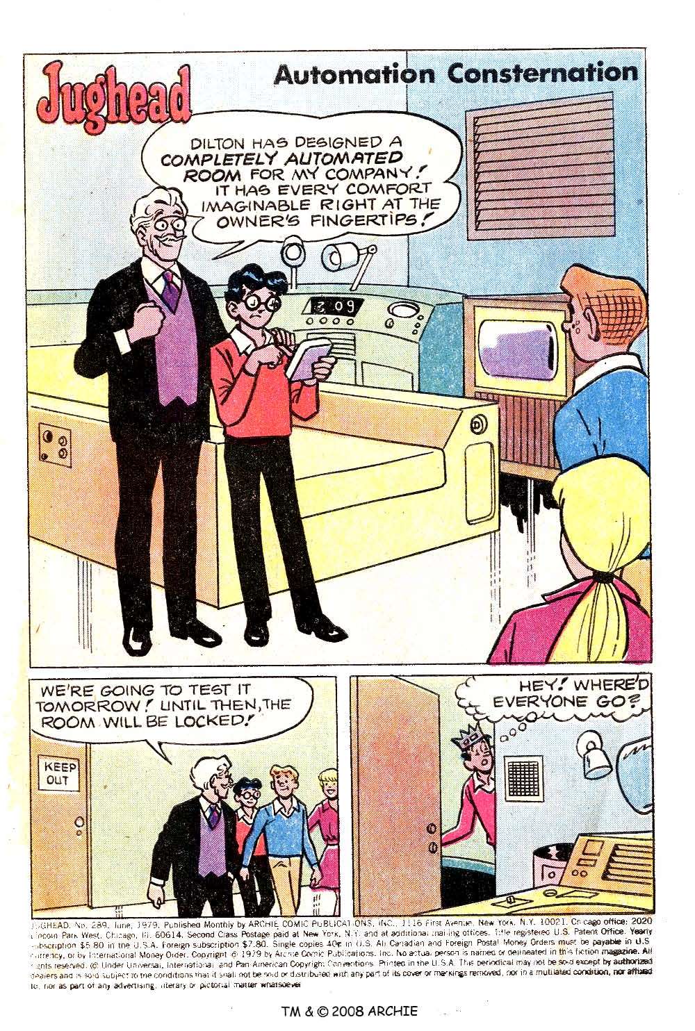 Read online Jughead (1965) comic -  Issue #289 - 3