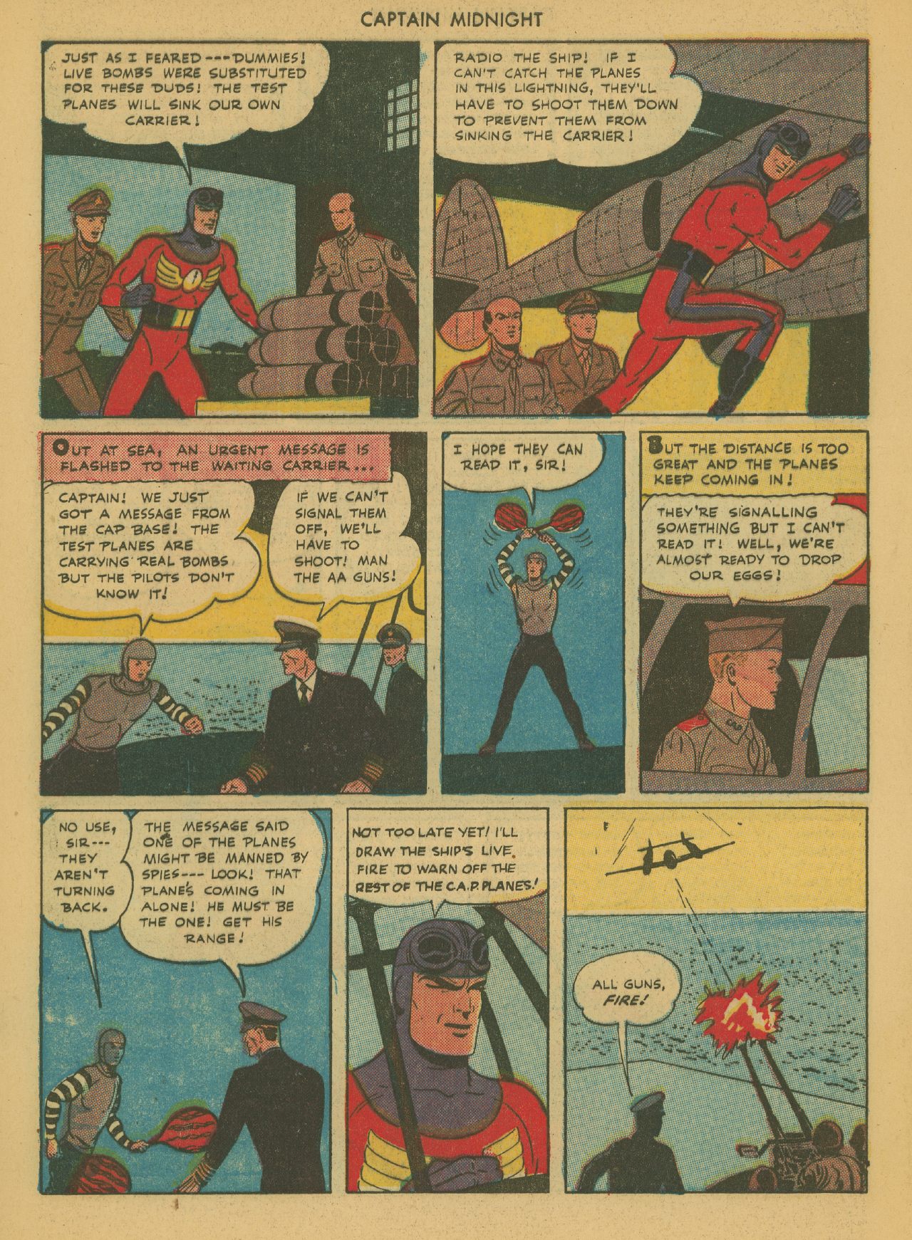 Read online Captain Midnight (1942) comic -  Issue #36 - 8