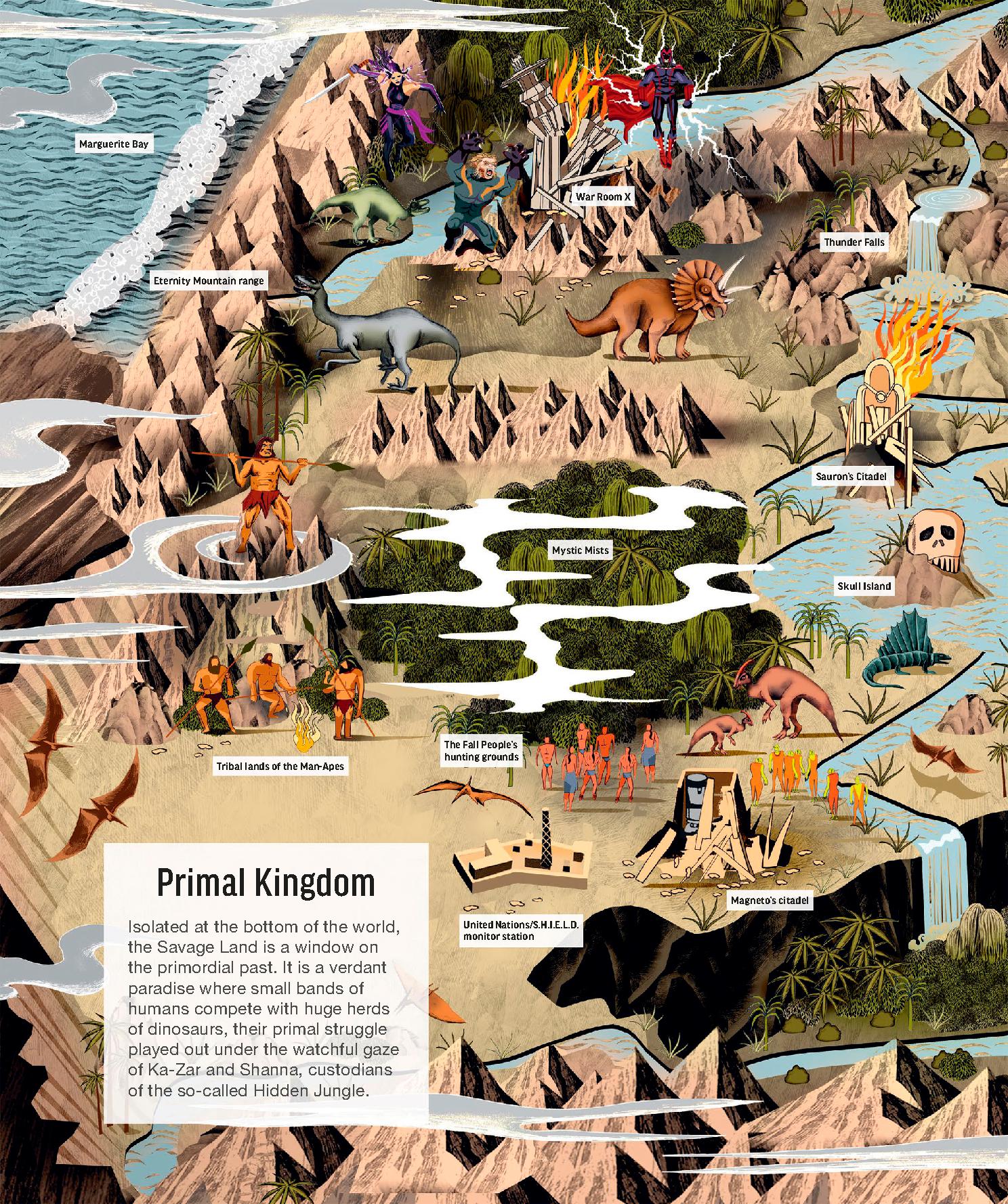 Read online Marvel Universe Map By Map: James Hill comic -  Issue # TPB (Part 1) - 72