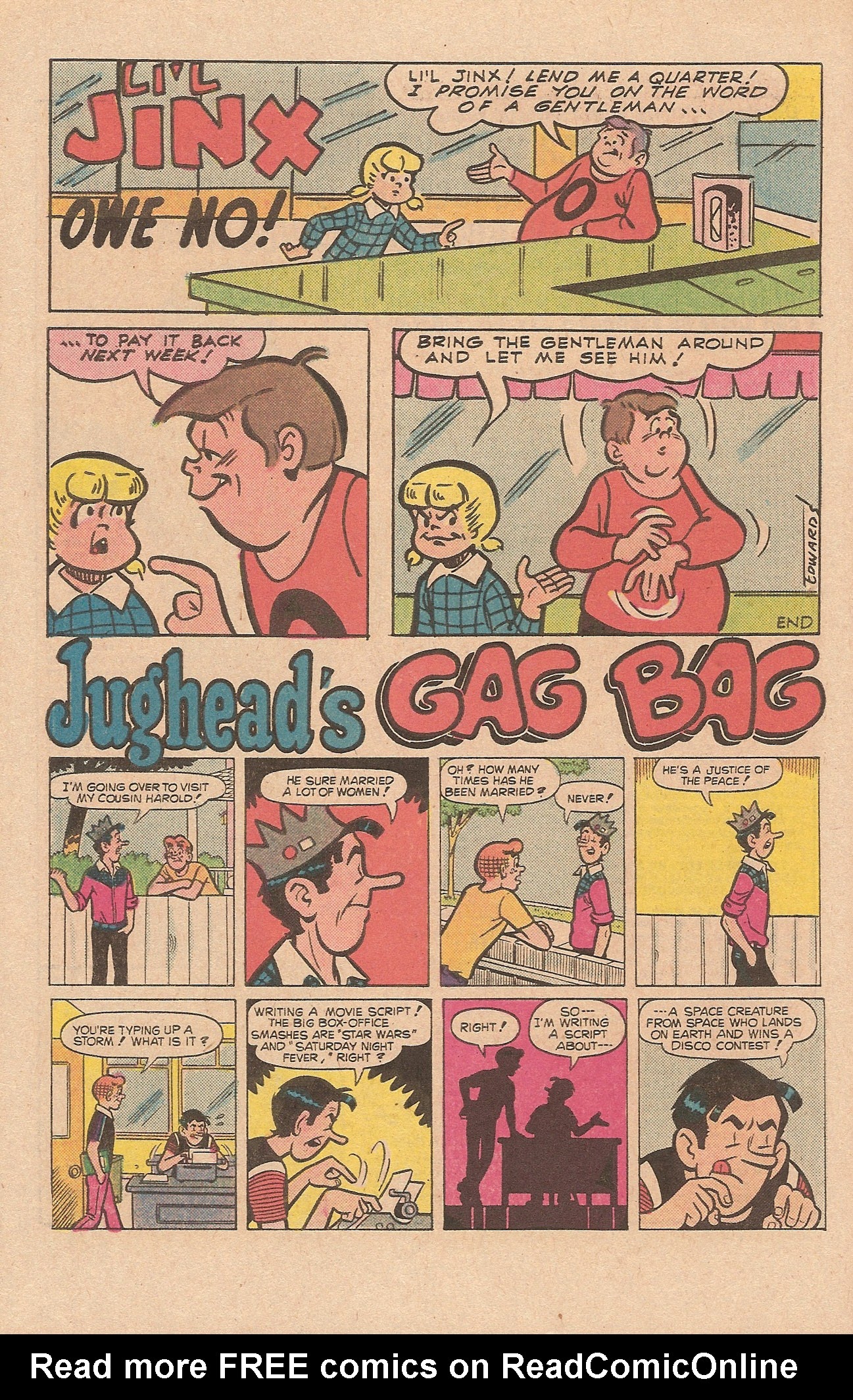 Read online Jughead's Jokes comic -  Issue #75 - 10