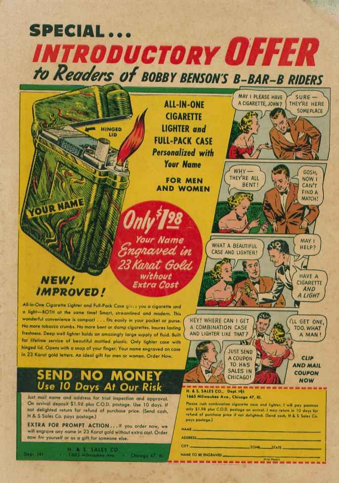 Read online Bobby Benson's B-Bar-B Riders comic -  Issue #13 - 36