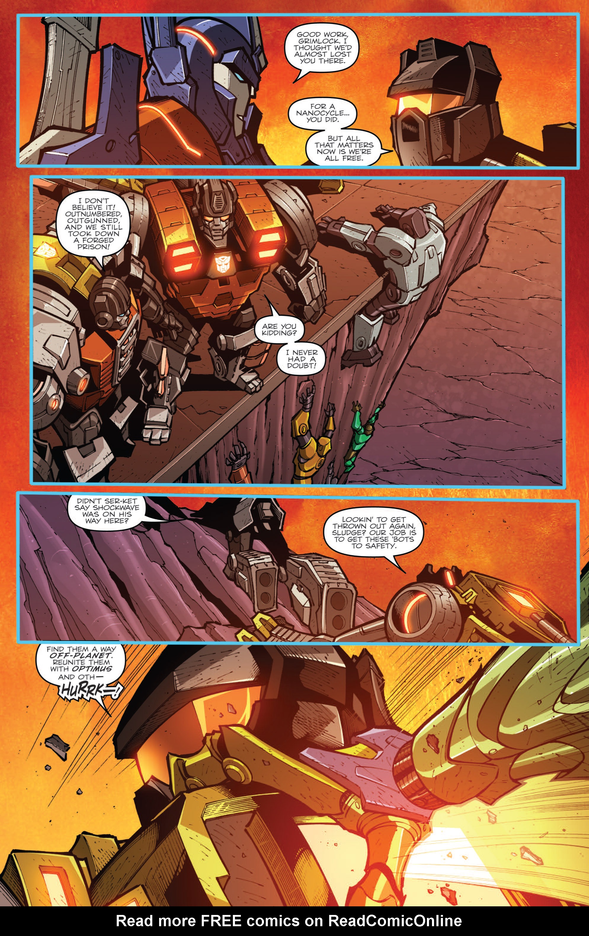 Read online The Transformers Prime: Rage of the Dinobots comic -  Issue #3 - 18