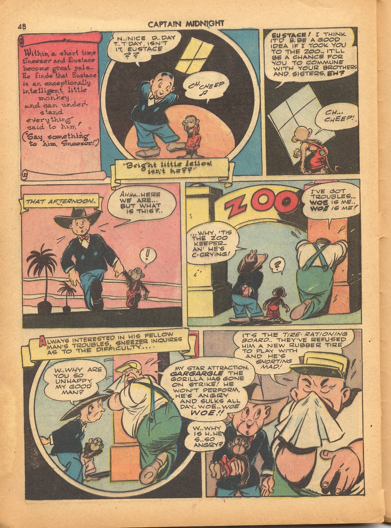Read online Captain Midnight (1942) comic -  Issue #4 - 49