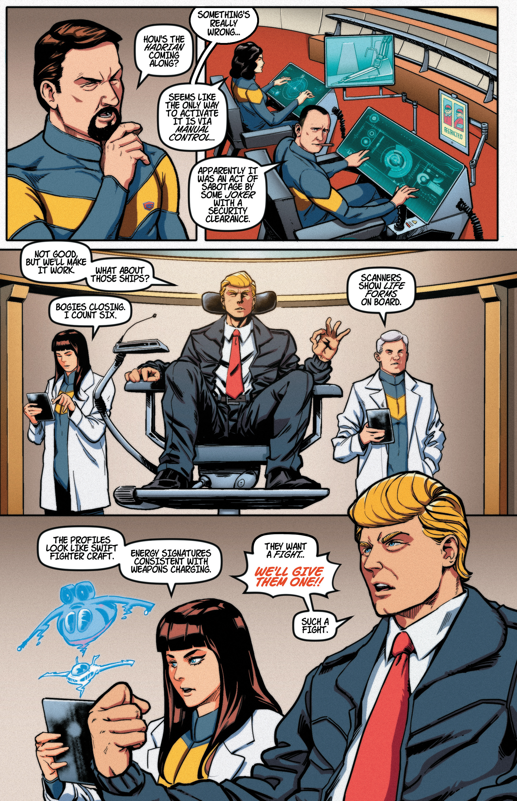 Read online Trump's Space Force comic -  Issue # Full - 26